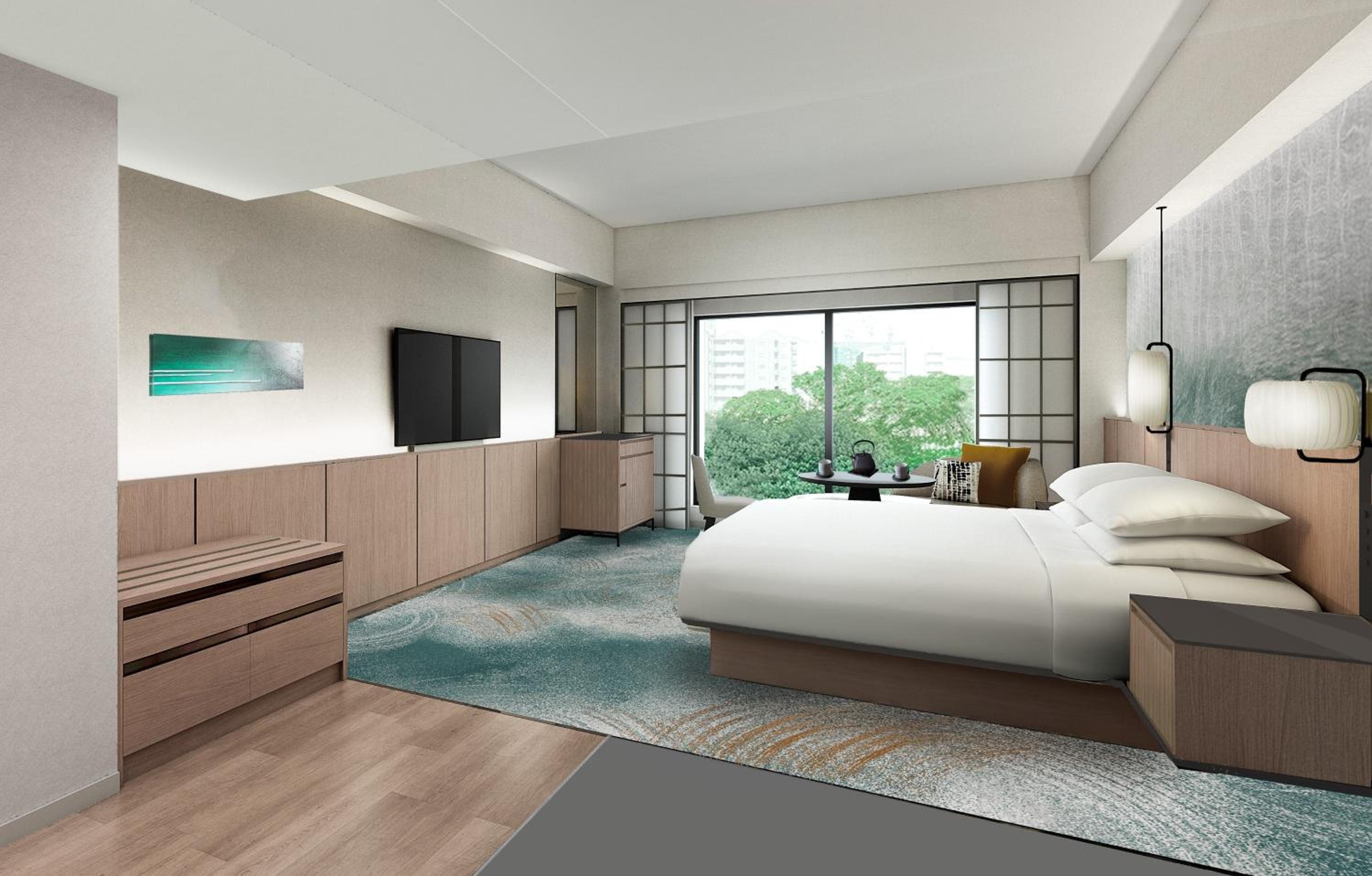 Guest Room, Premium, Deluxe, Suite, King Bed، Sheraton Miyako Hotel Tokyo 2/8