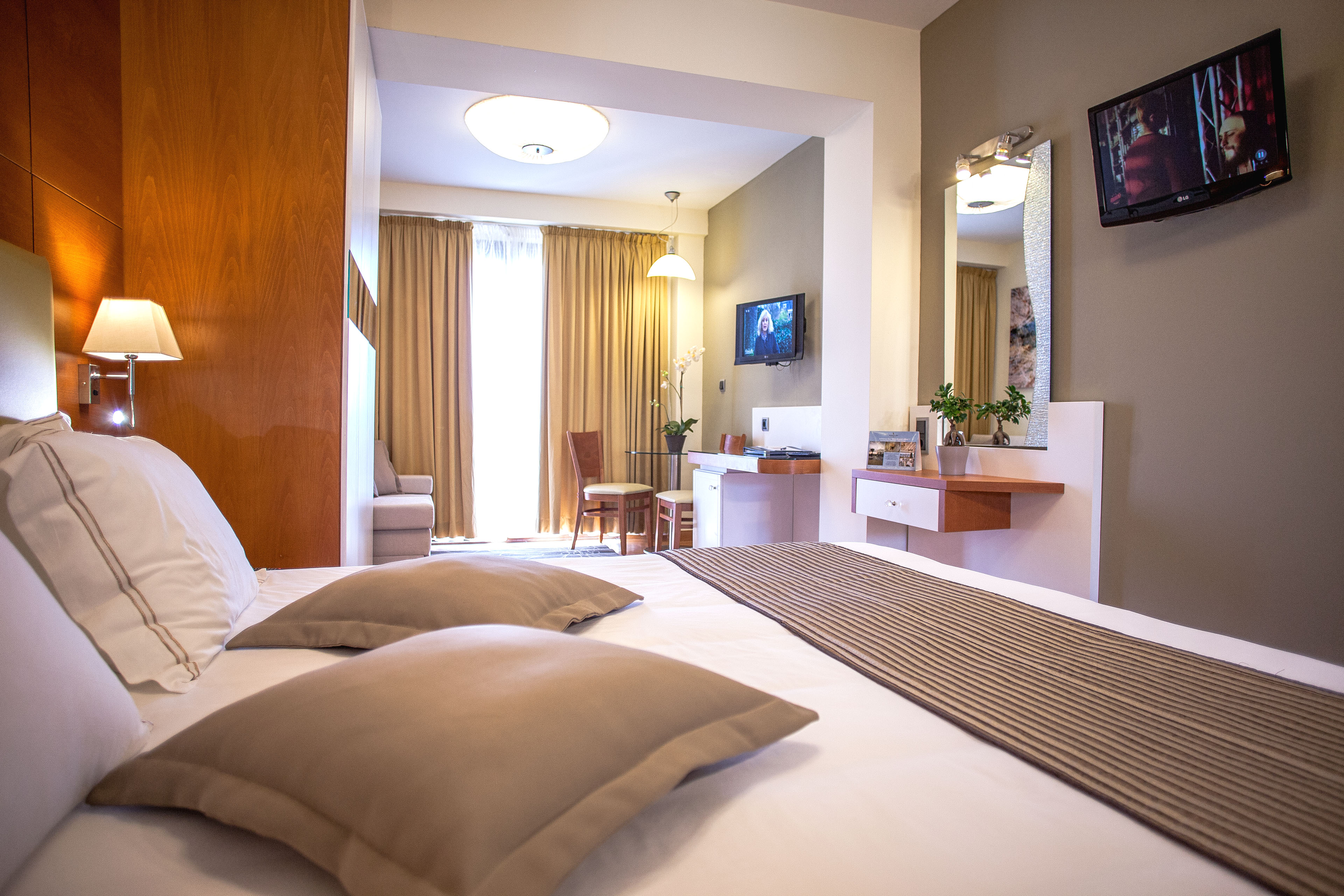 غرفة سوبيريور بسرير مزدوج أو سريرين منفصلين بإطلالة على الحديقة، Anthemus Sea Beach Hotel And Spa 2/6