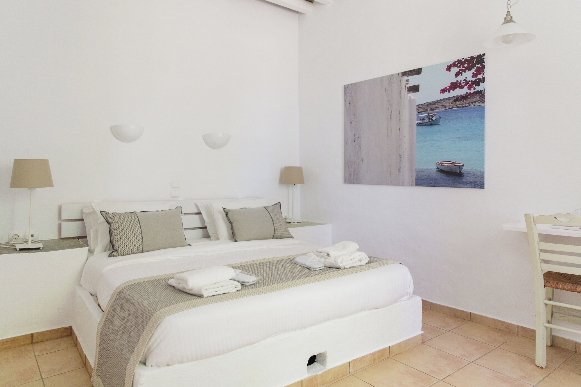 Superior, Family, Apartment, 2 Double Beds, Garden and Sea View