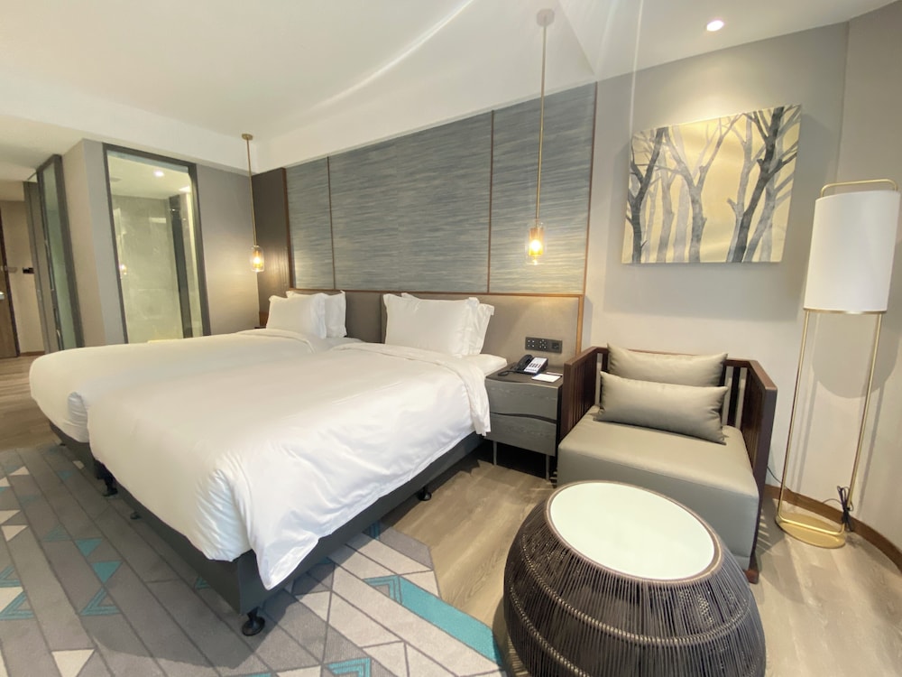 غرفة تنفيذية بسريرين منفصلين بإطلالة على البحيرة، Wyndham Sun Moon Lake 3/4