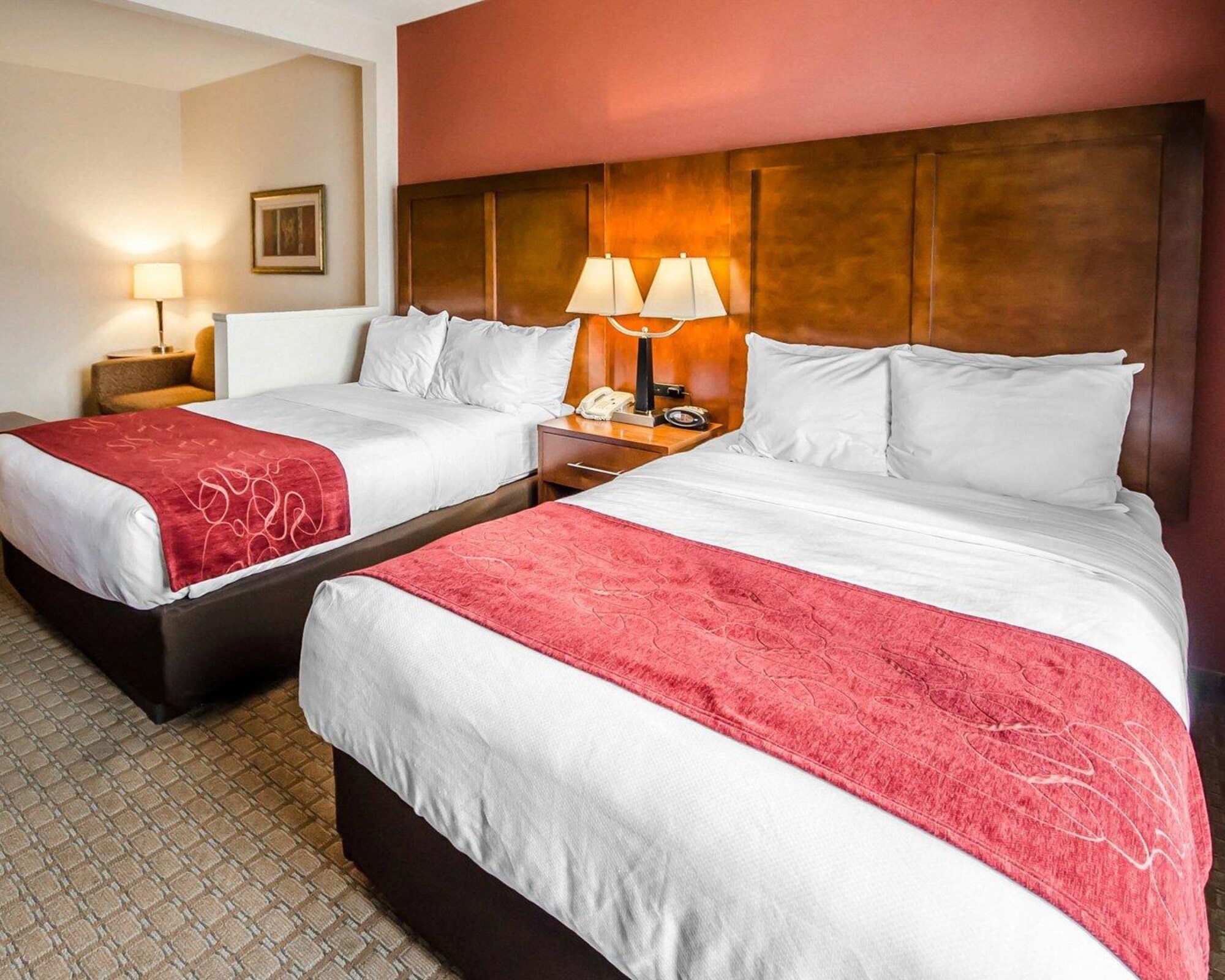 Suite, 2 Double Beds, Sofa