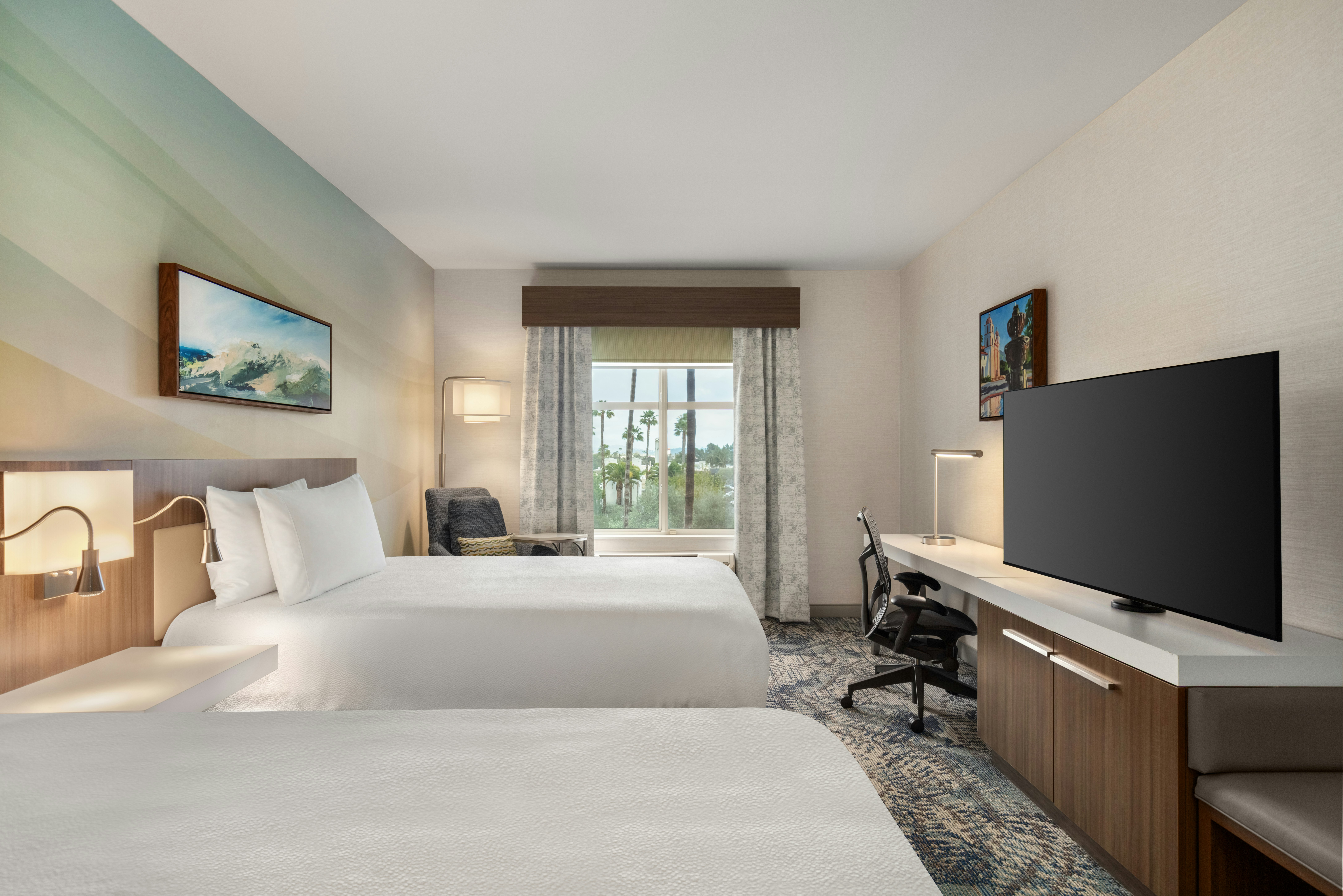 غرفة بسريرين كوين لذوي الإعاقة، Hilton Garden Inn Santa Barbara/Goleta 3/10