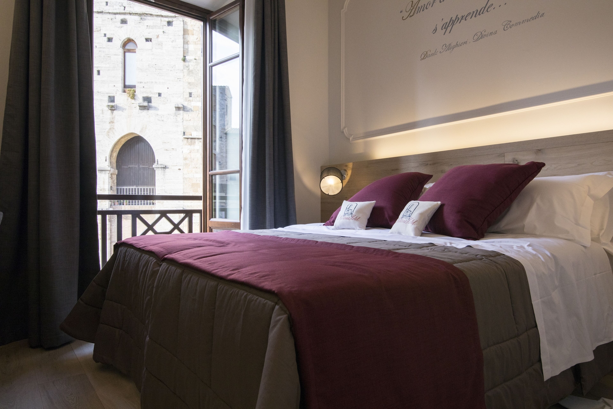 Room, Double Bed, Square View, Balcony