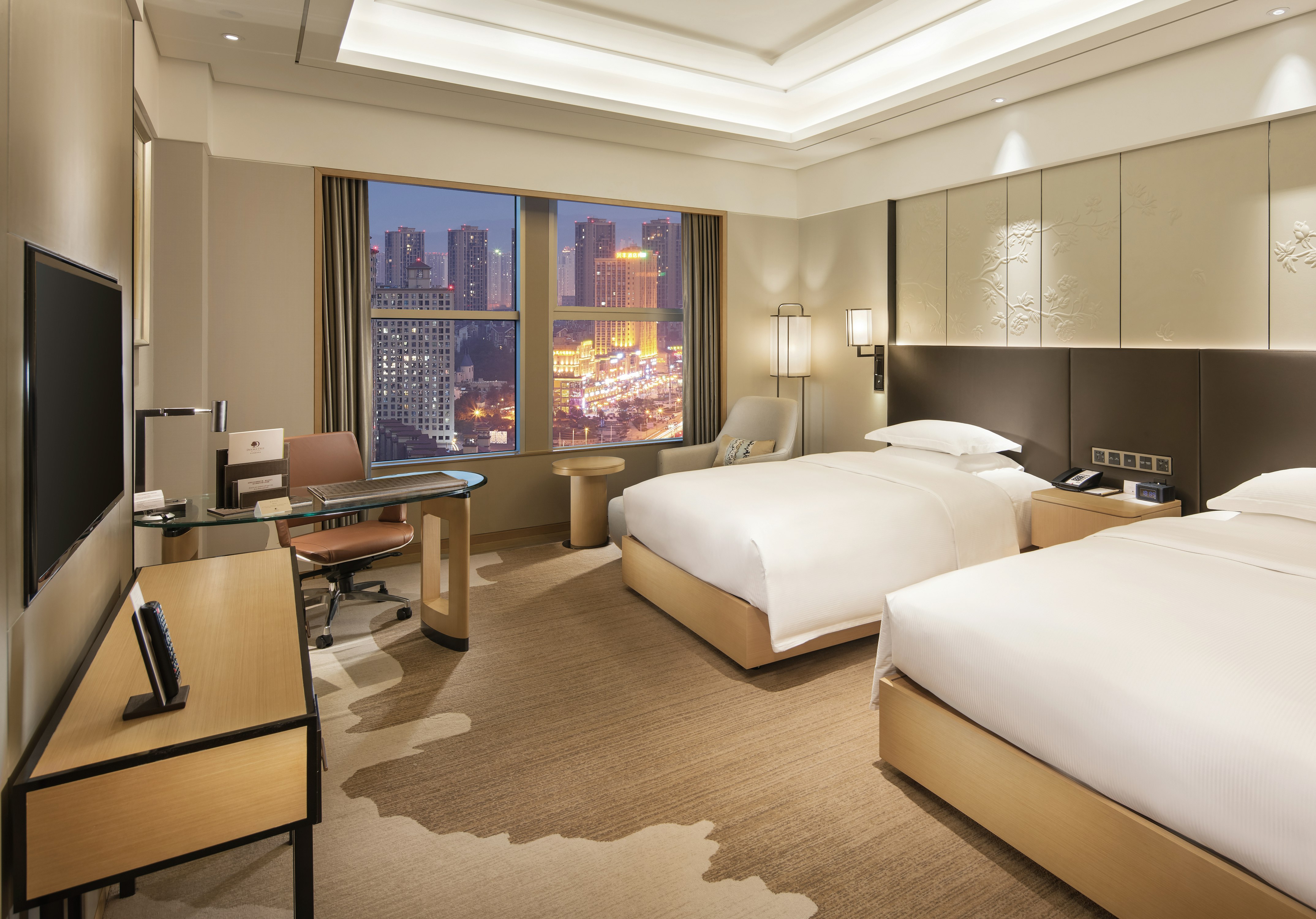 غرفة تنفيذية بسريرين منفصلين، Hilton Chengdu - Longquanyi 4/5