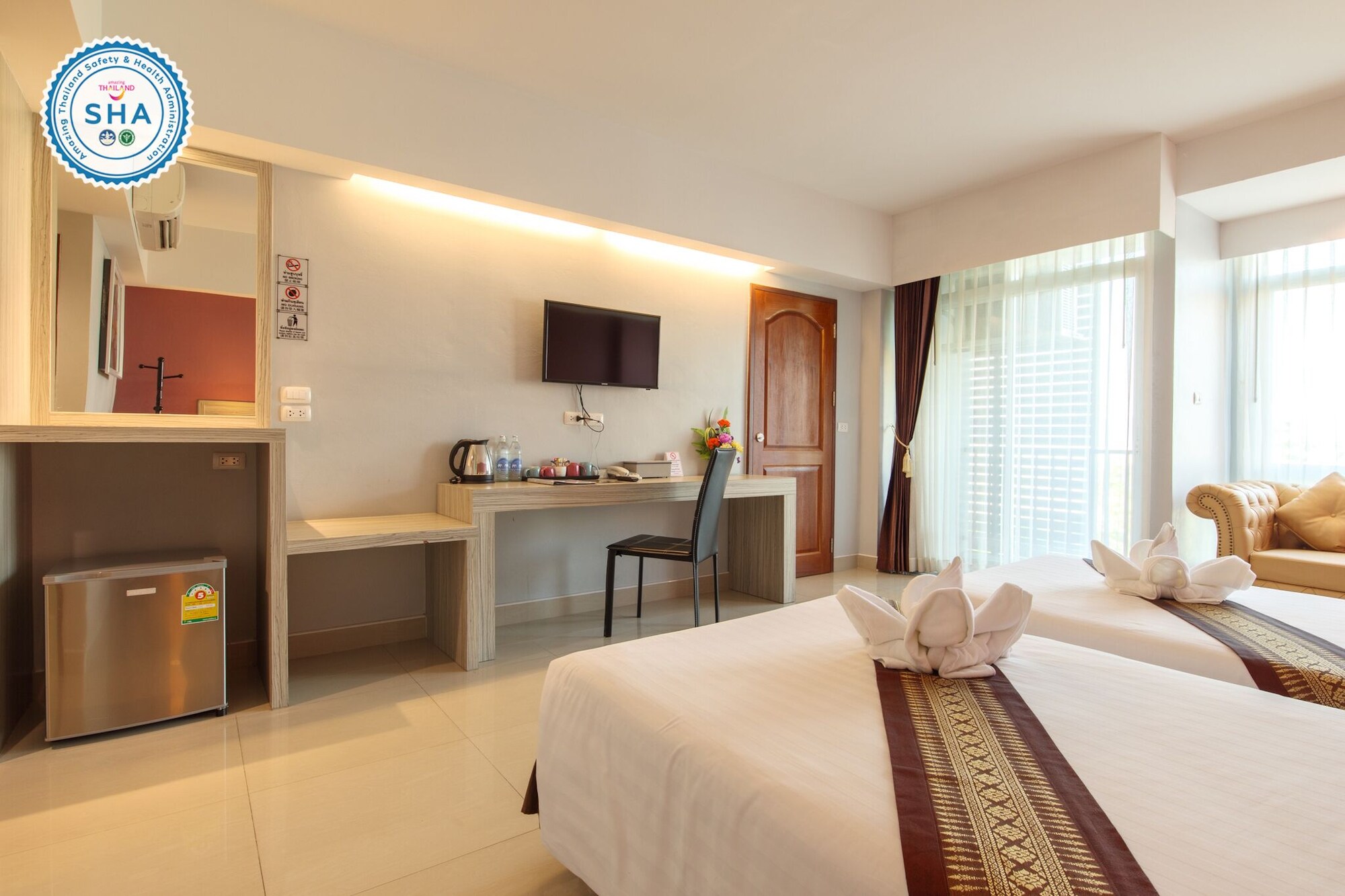 غرفة ديلوكس بسرير كينج، TUBTIM SIAM SUVARNABHUMI HOTEL 5/10