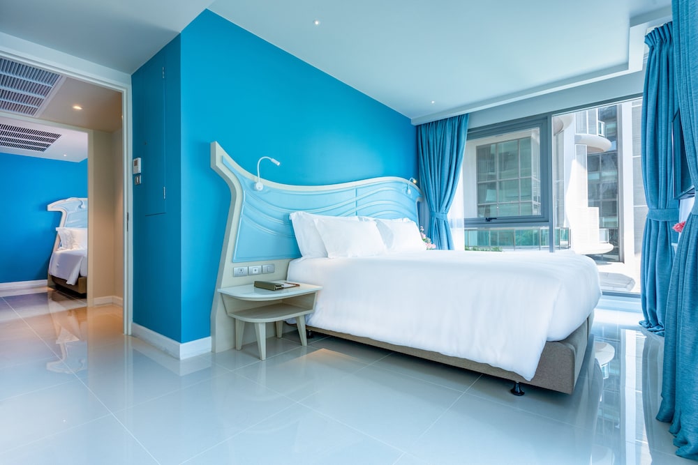 إقامة بسرير كينج وسريرين منفصلين بغرفتي نوم، Centara Sonrisa Residences and Suites Sriracha 4/8
