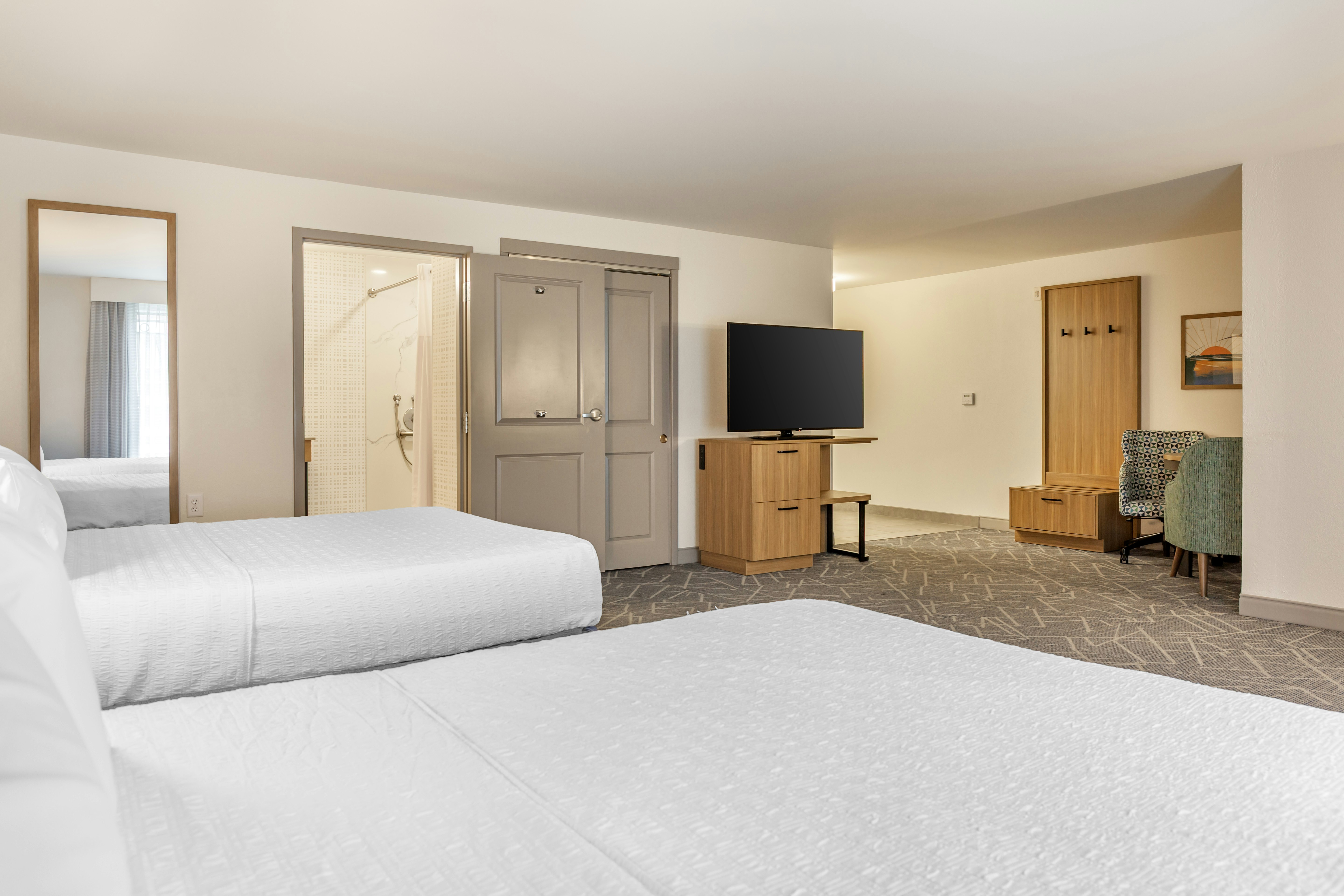 استوديو بسريرين كوين لذوي الإعاقة، Hampton Inn And Suites Cincinnati Uptown University Area Oh 2/4
