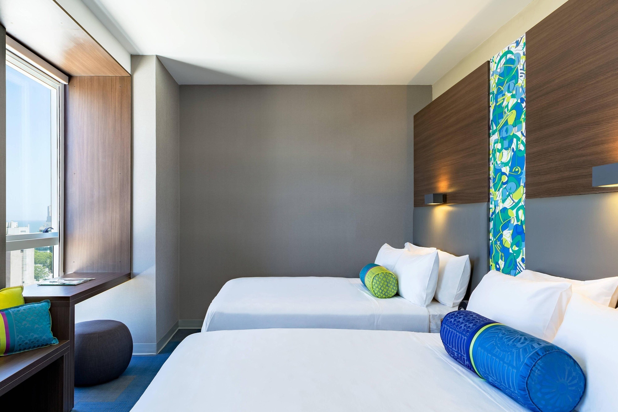 Aloft, 2 Queen Beds, City View