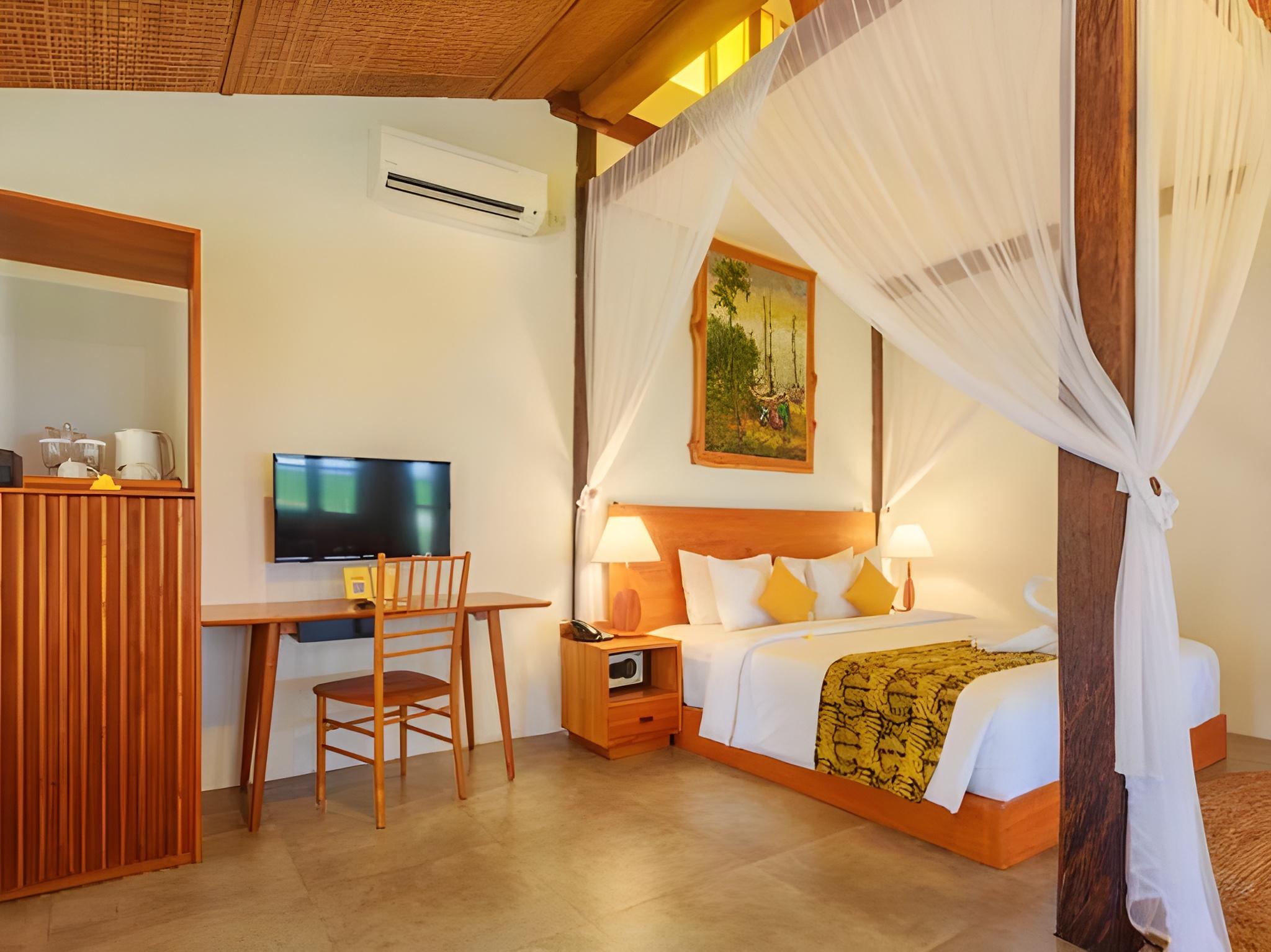 Ocean, Premier, Cottage, King Bed