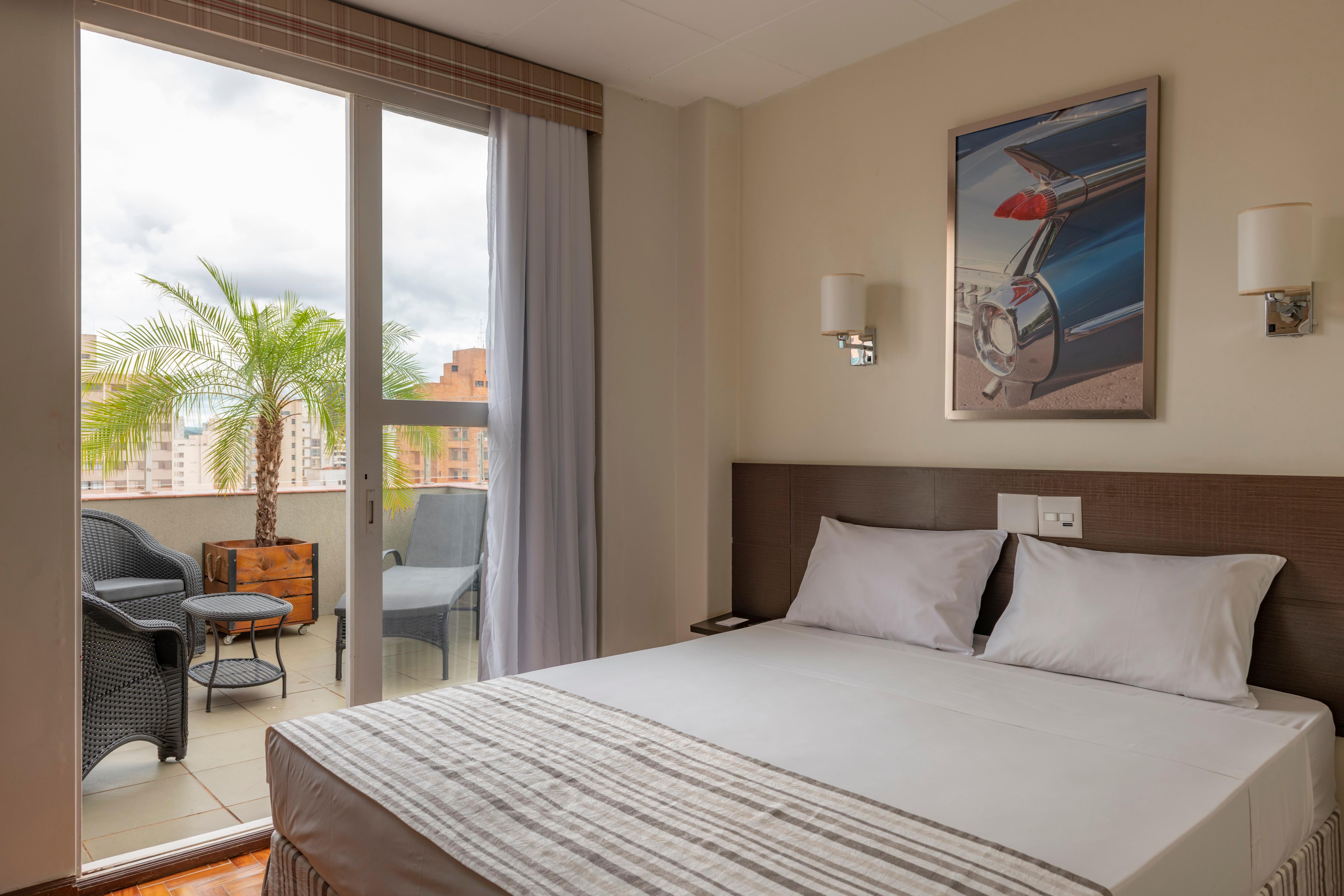 Suite, Double Bed, Street View
