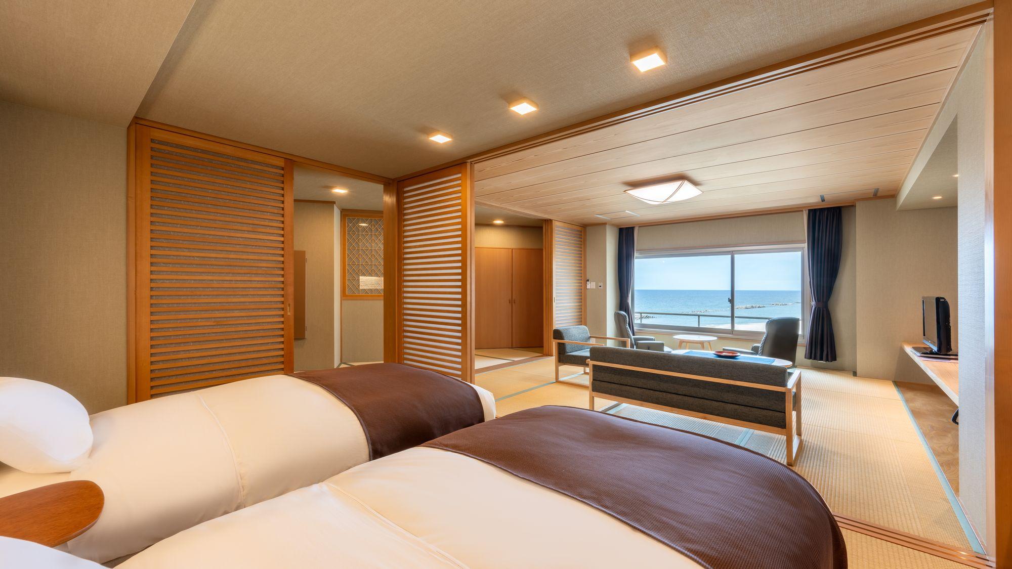 Japanese Western, Superior, Ocean View, Hot Spring Bath