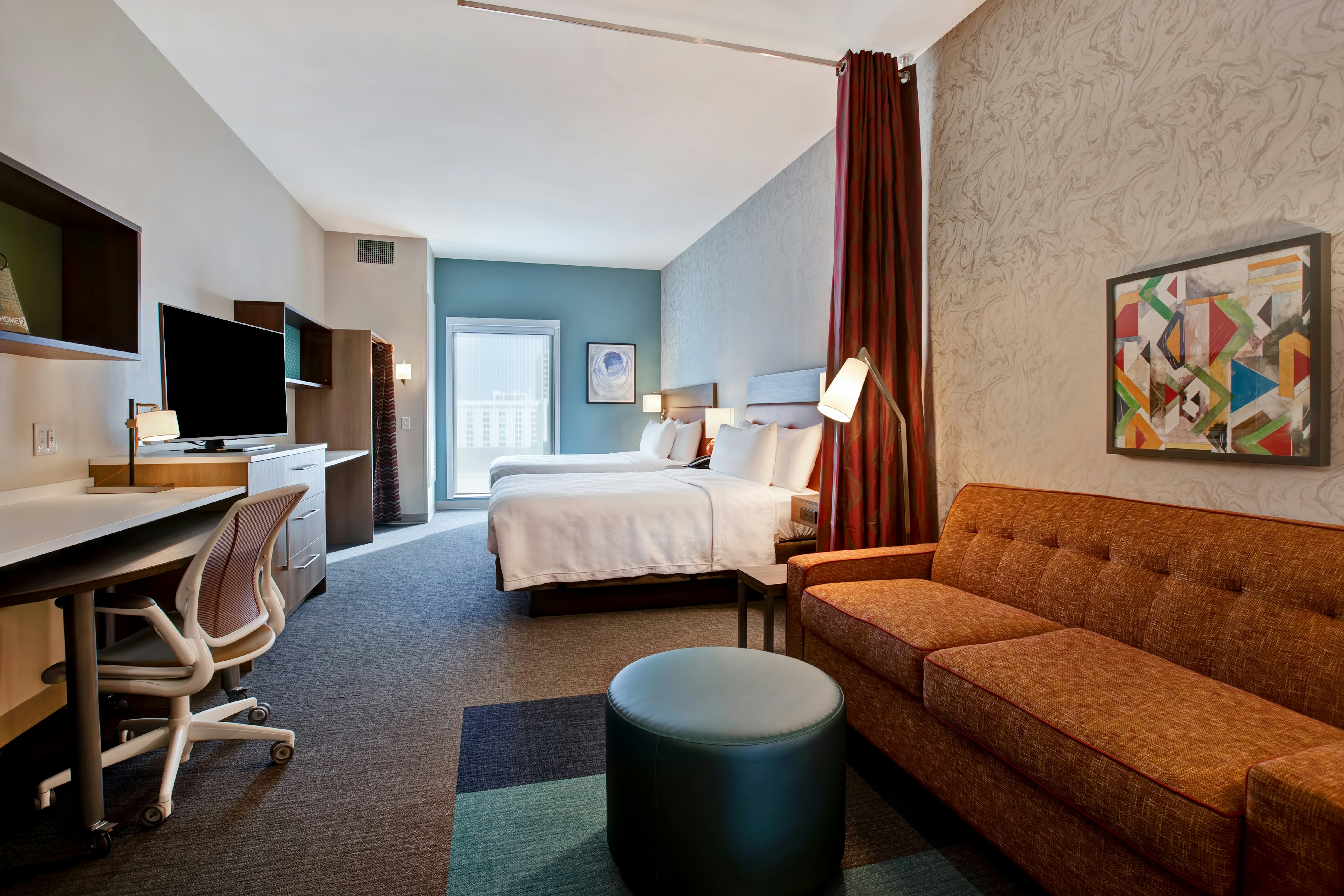 استوديو بسريرين كوين، Home2 Suites By Hilton Charlotte Uptown Nc 4/4
