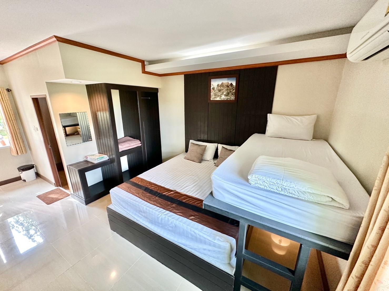 غرفة بسريرين منفصلين، Green Garden Resort 2/2