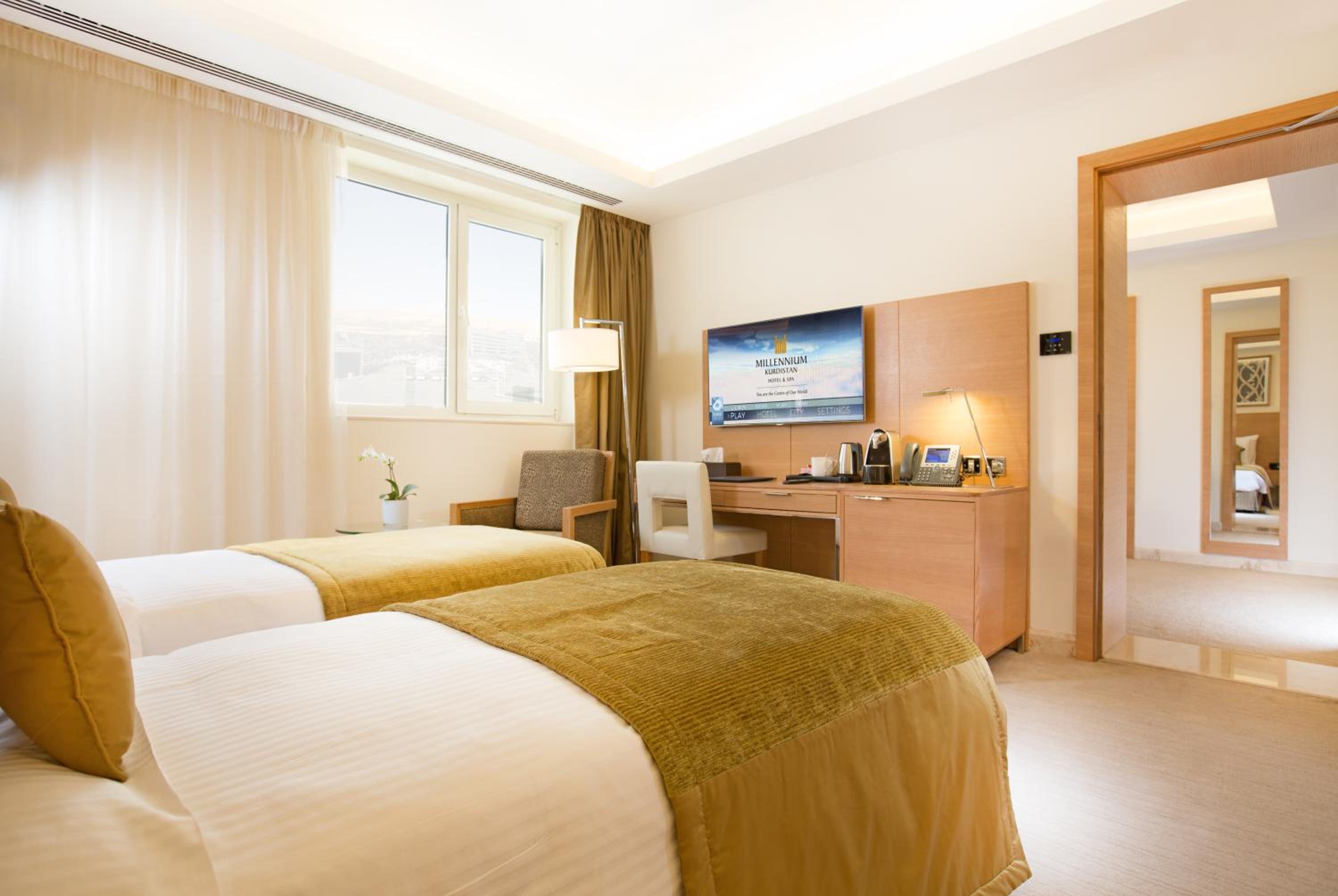 غرفة قياسية بسريرين منفصلين، Millennium Kurdistan Hotel And Spa 2/4