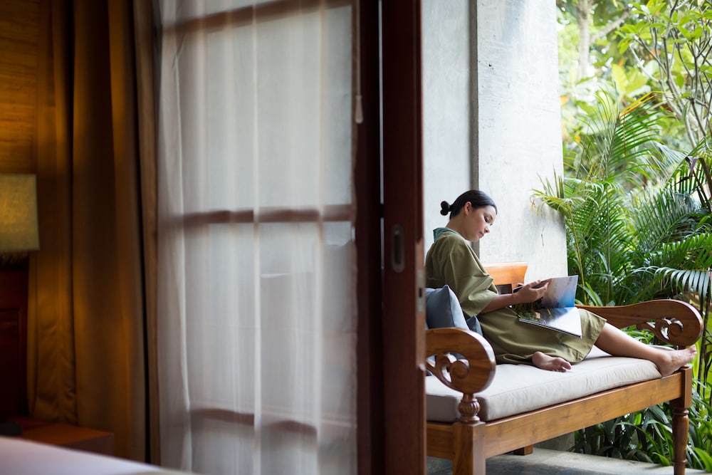 Lobby at Adiwana Resort Jembawan, Ubud