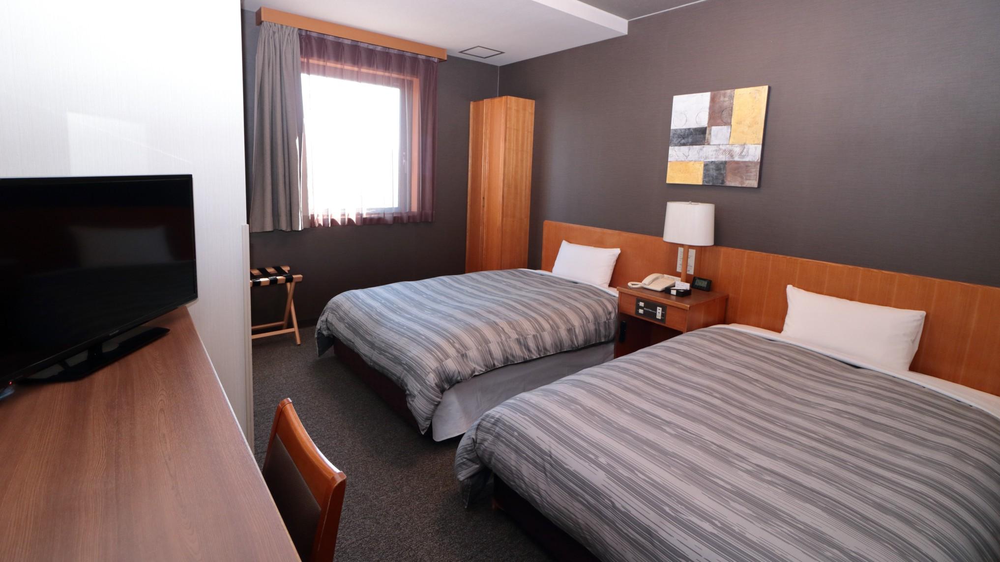 Room, 2 Double Beds, Haramone Side, Smoking