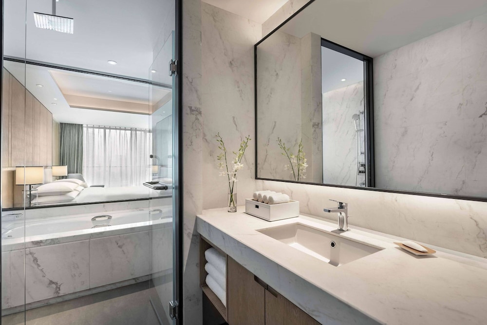 استوديو بسرير كينج بإطلالة على المدينة، Marriott Executive Apartments Chongqing 5/6