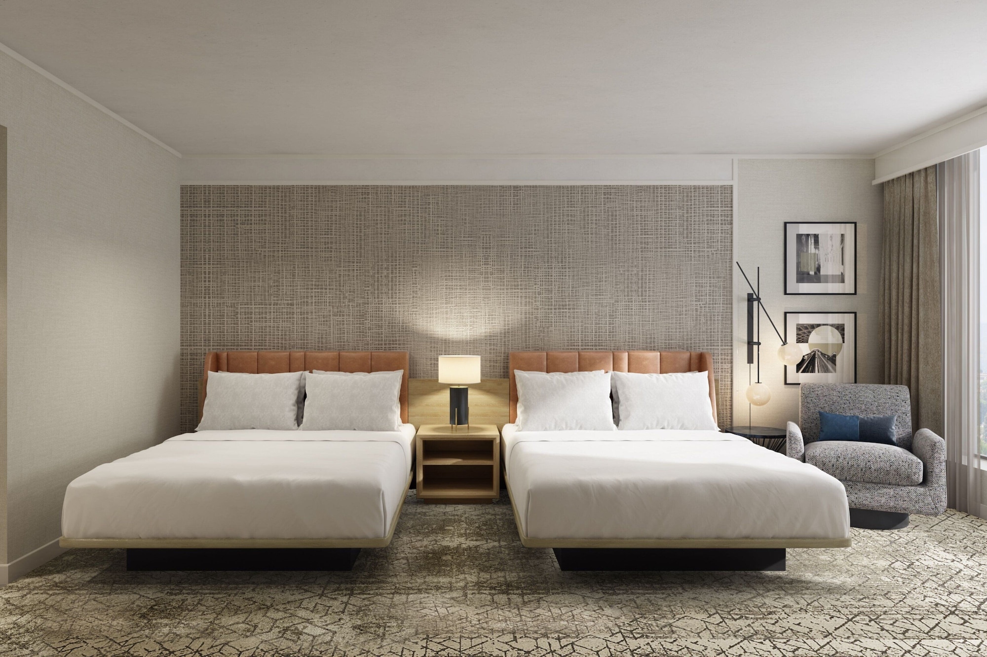 Room, 2 Queen Beds, Ocean Front, Balcony