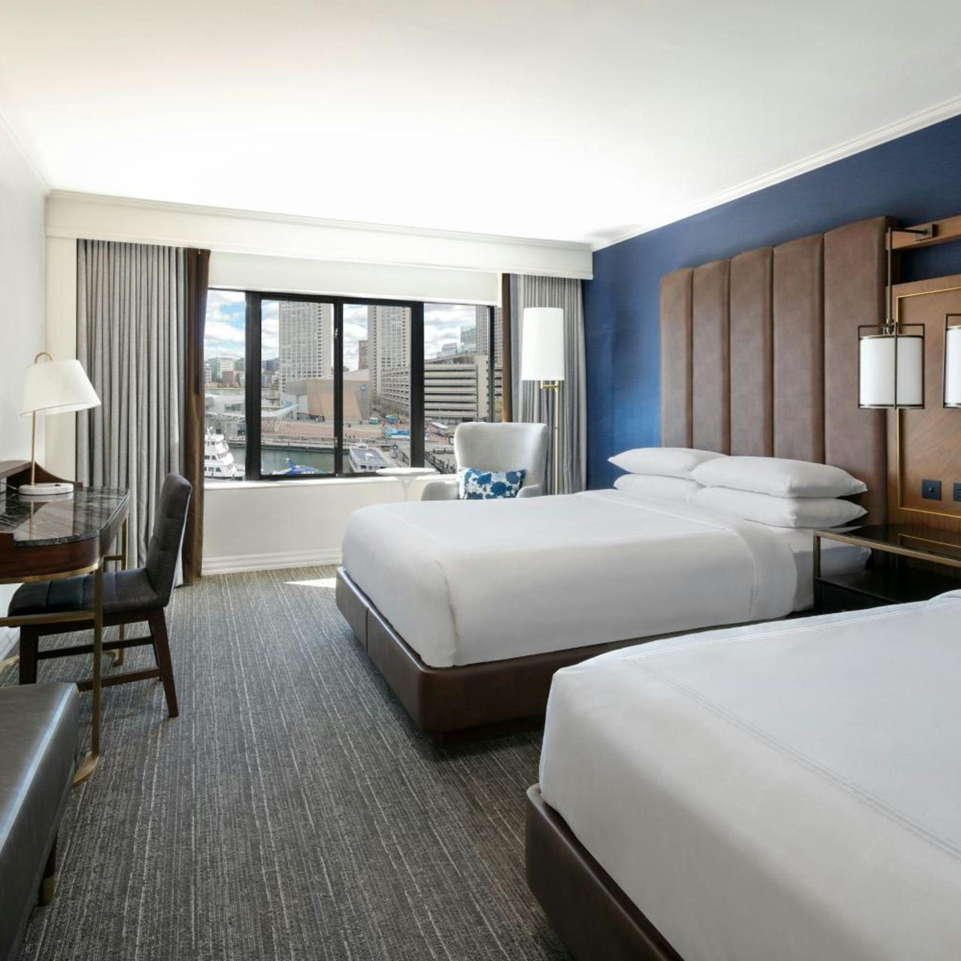 Guest Room, 2 Queen Beds, Wharf View, Accessible