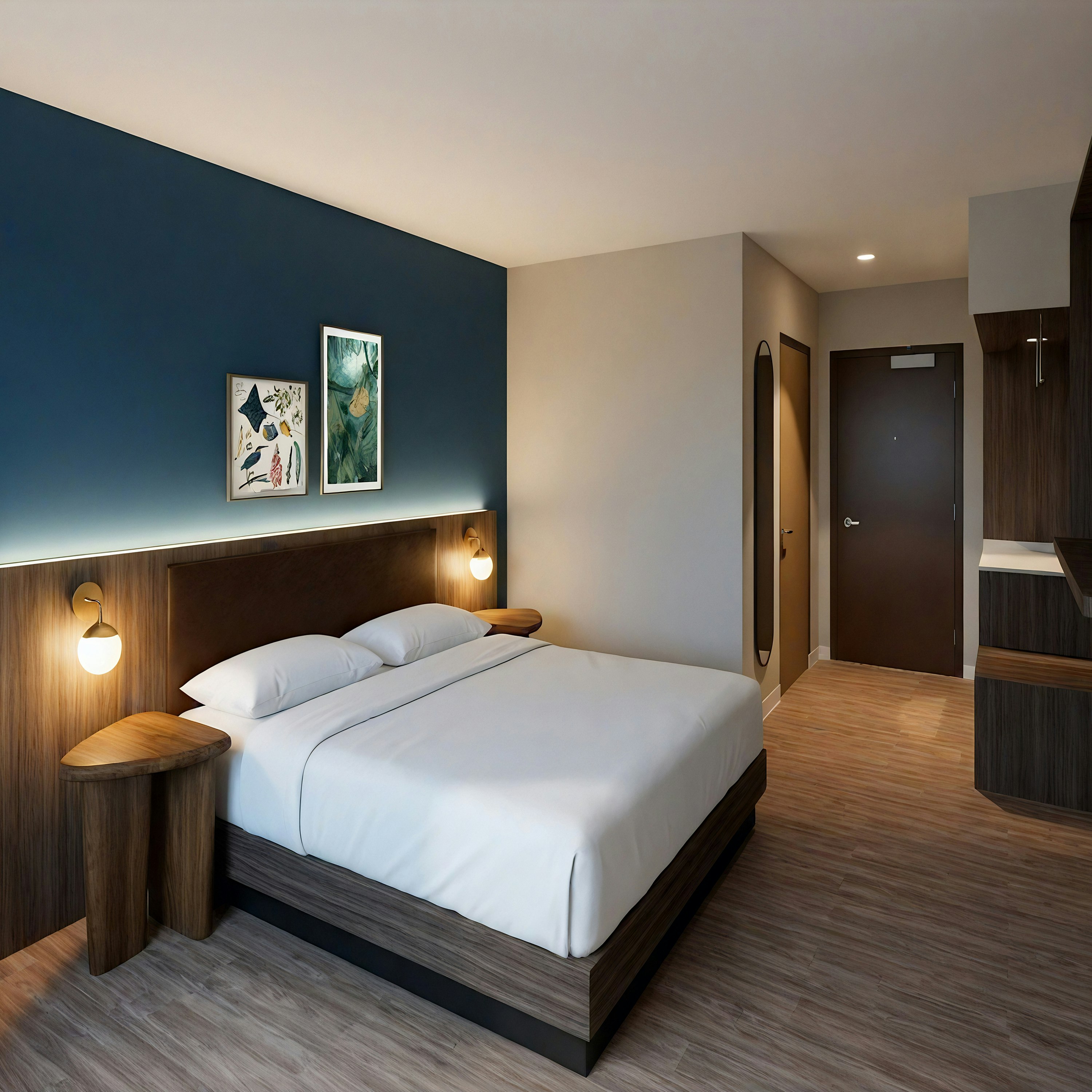 DELUXE, KING BED