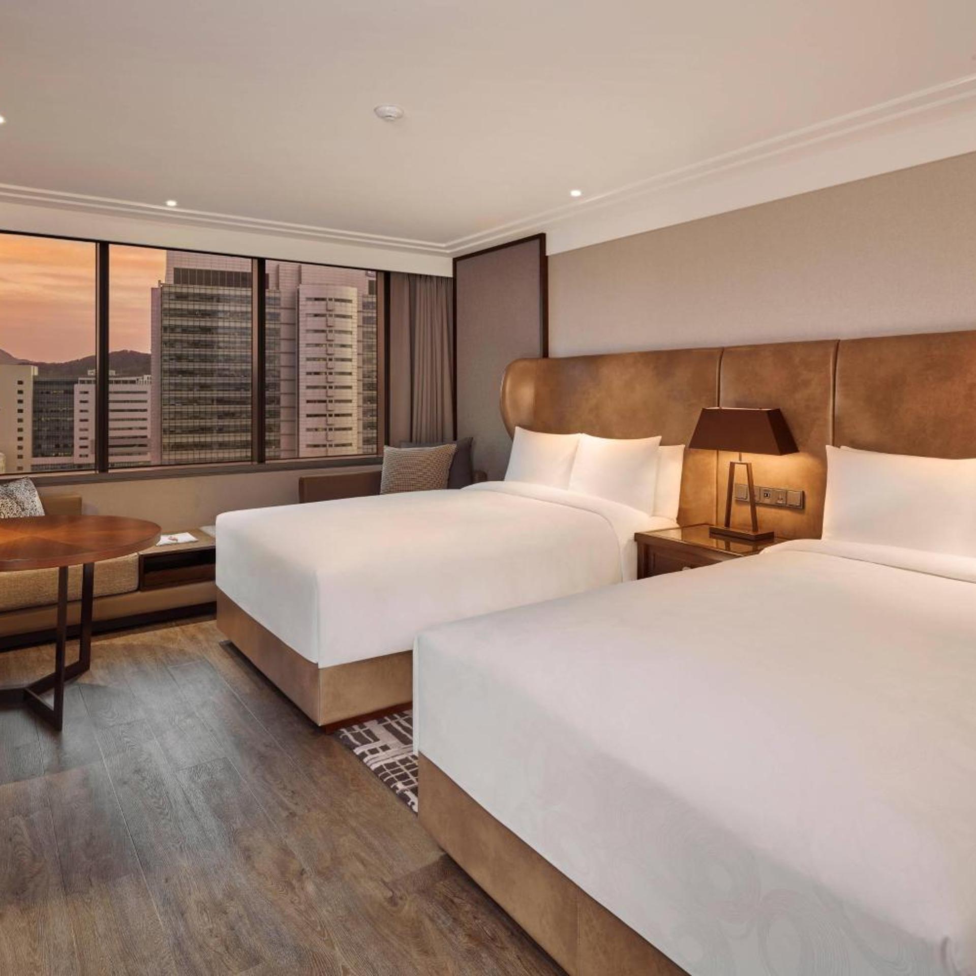غرفة ديلوكس تنفيذية بسريرين مزدوجين بإطلالة على المدينة، Jw Marriott Seoul 3/5