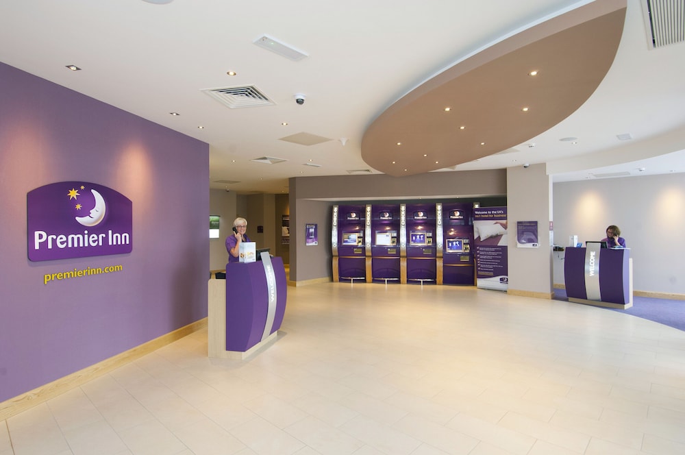 Lobby at Premier Inn London Stansted Airport, Bishops Stortford