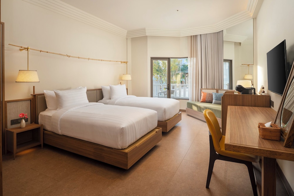 غرفة بريميير بسريرين منفصلين بإطلالة على البحر، Aonang Villa Resort 3/10