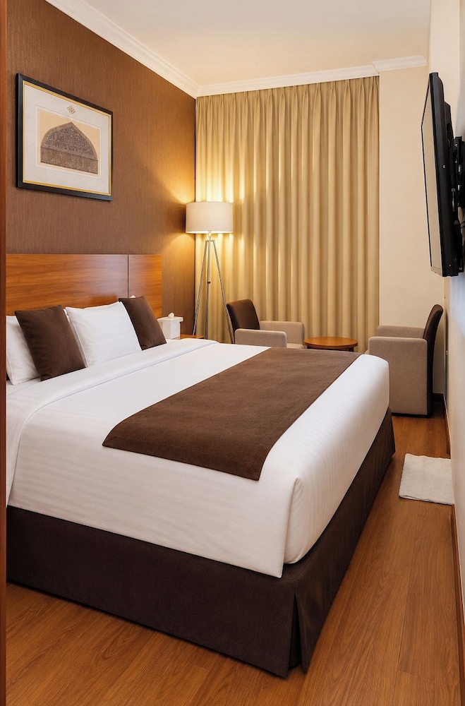 غرفة ديلوكس مفردة بسرير كوين، نور الثريا(Elaf AL-maqam Hotel Makkah Ajyad) 2/10