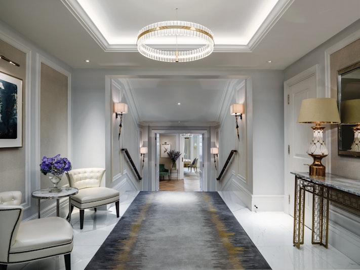 Lobby at The Langham London, LONDON