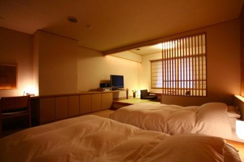 Room, Twin Beds, Outdoor Bath, Tatami
