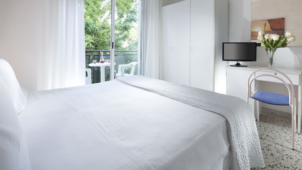 غرفة اقتصادية بشرفة مفردة بسرير كوين، Hotel Maestri 3/8