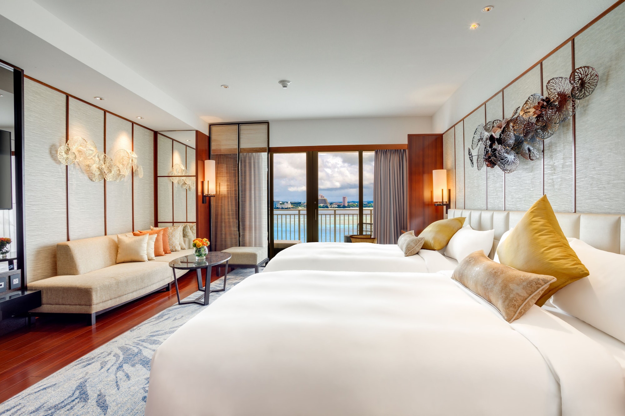 Club, Camellia, 2 Double Beds, Club Lounge Access