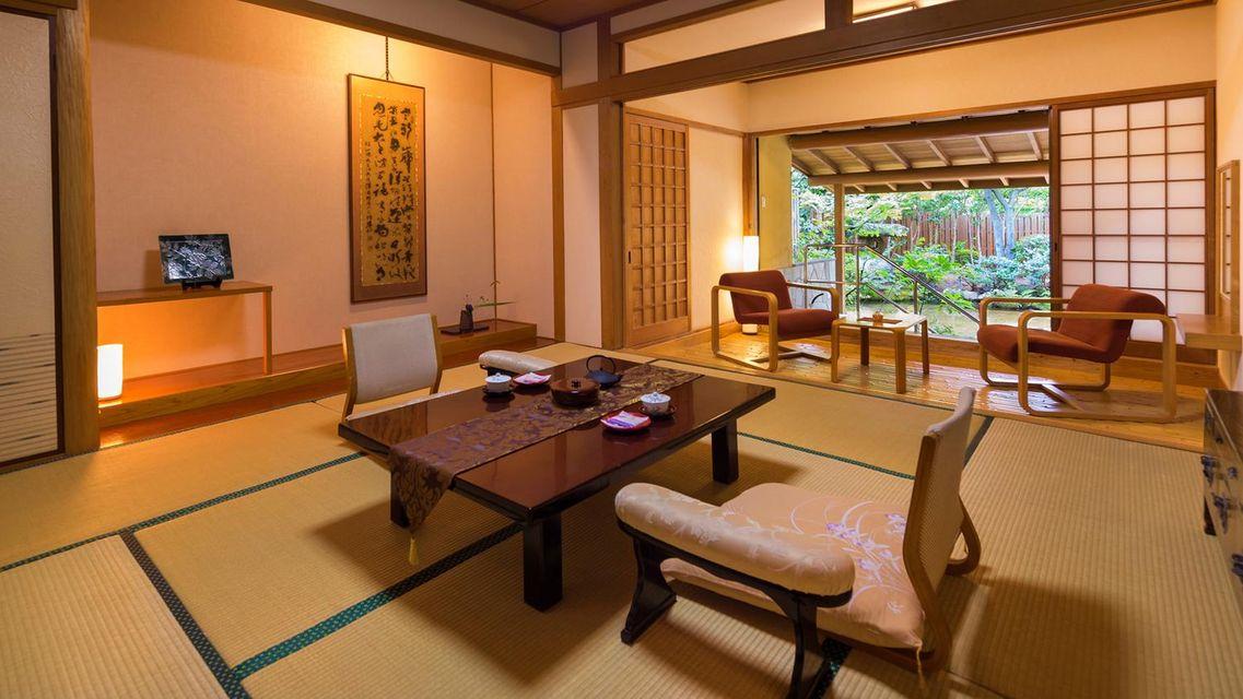 Japanese, Outdoor Bath, Tatami