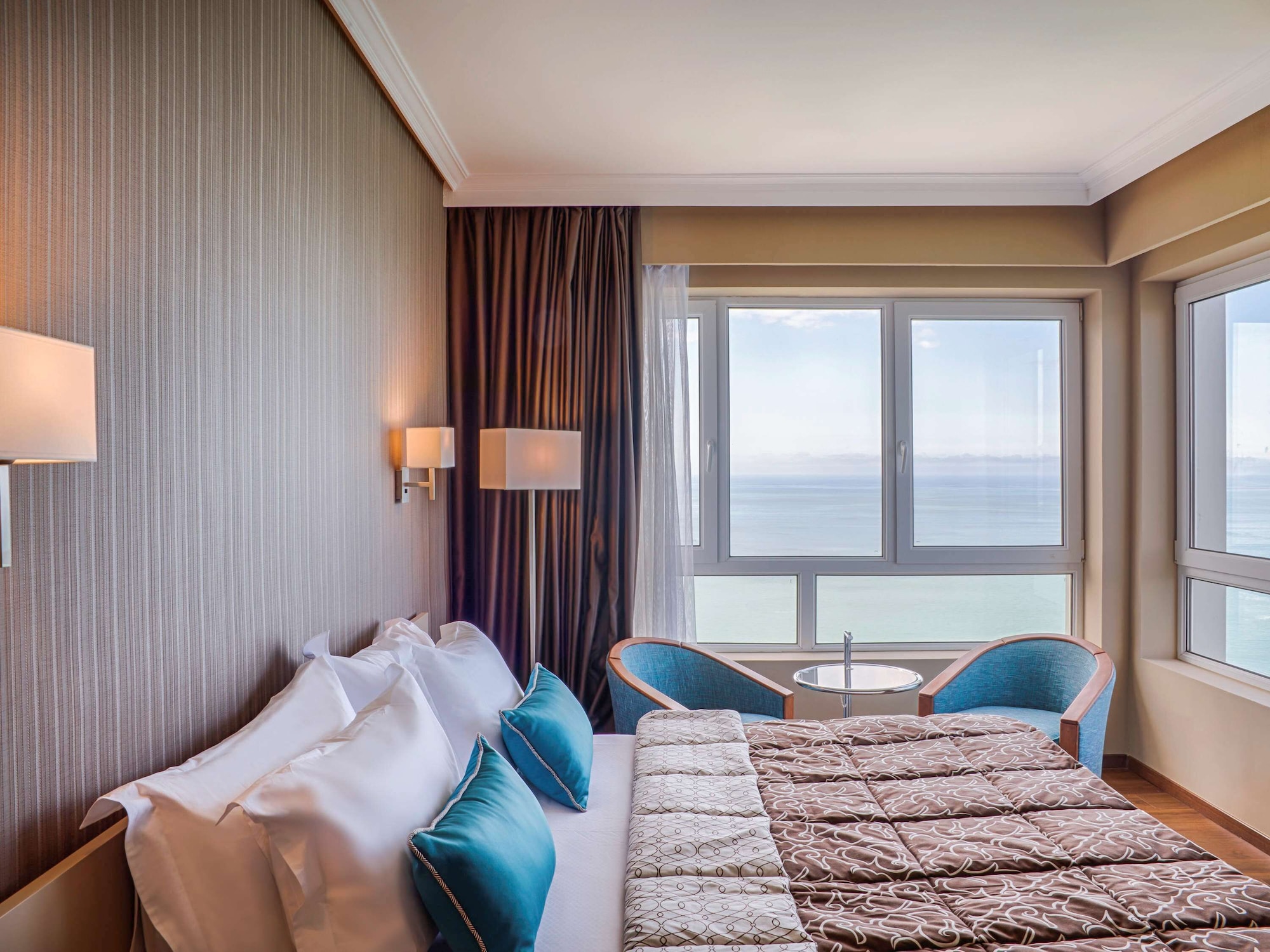 غرفة قياسية بسريرين منفصلين بإطلالة على البحر، Mercure San Sebastian Monte Igueldo 4/10