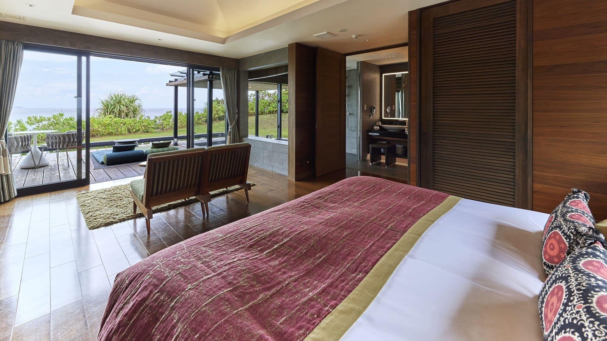 Luxury, Suite, Villa, Double Bed, Ocean View, with Pool