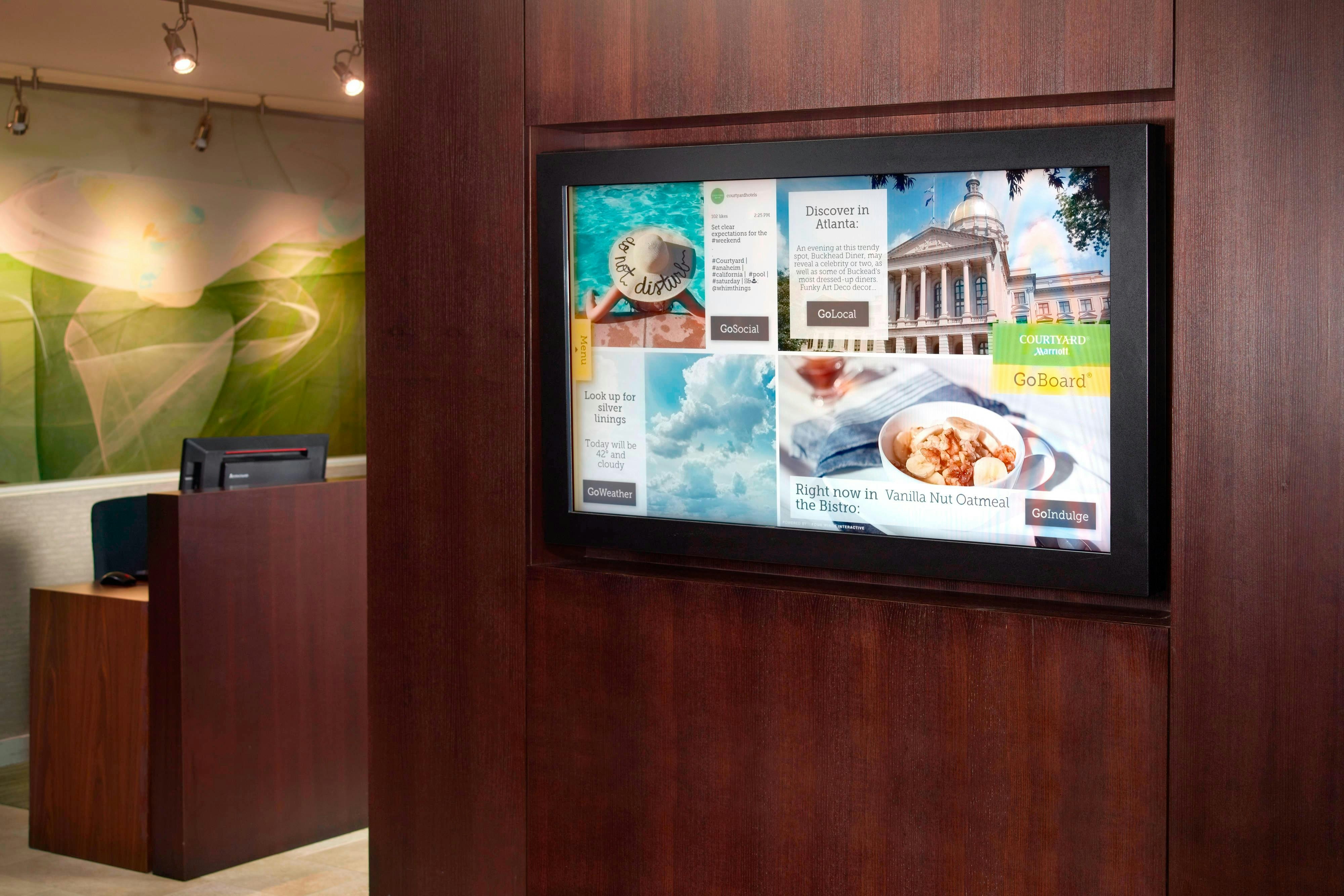 Lobby at Courtyard By Marriott Atlanta Perimeter Center, ATLANTA - GA