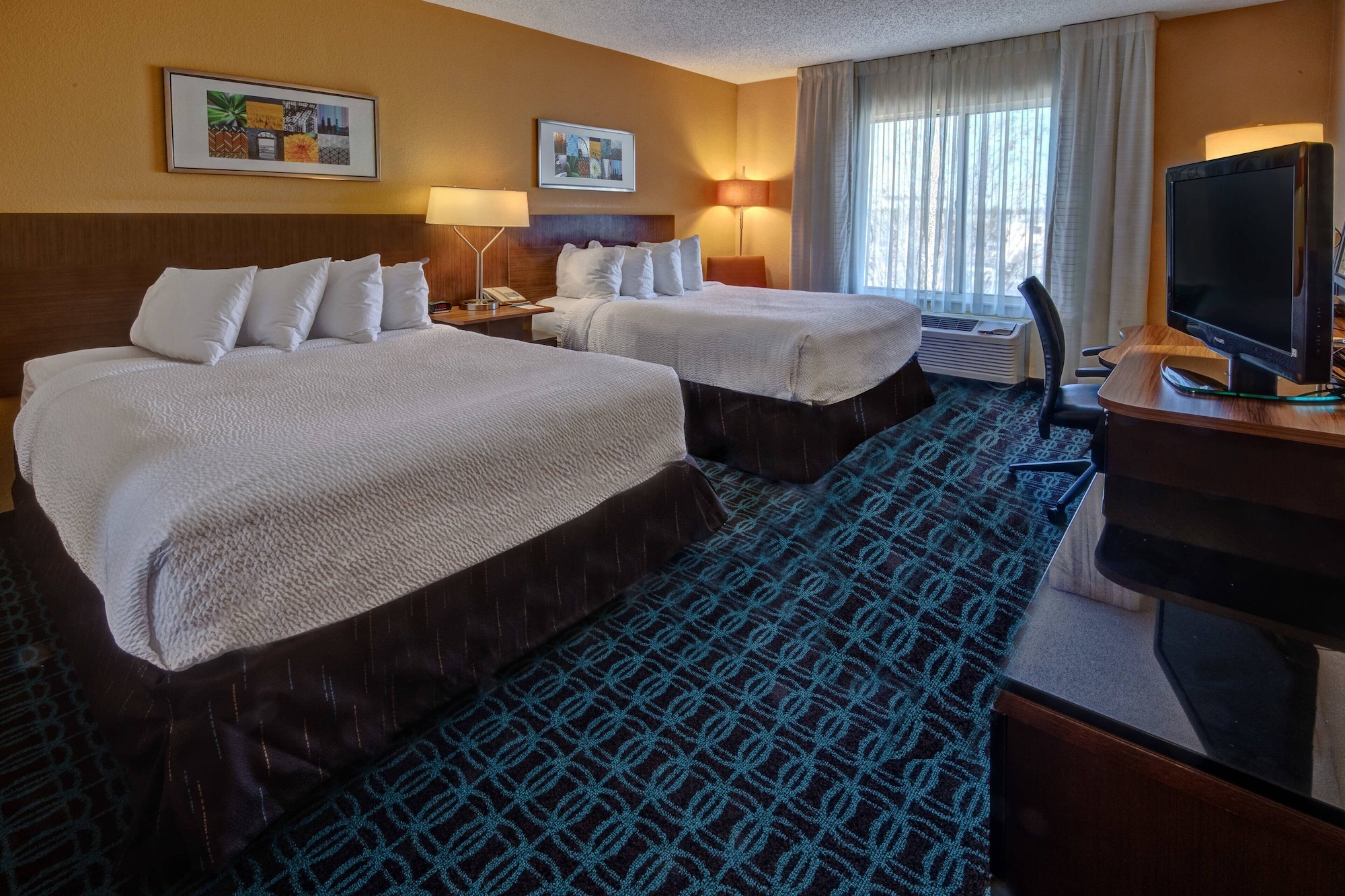 غرفة بسريرين كوين، Fairfield Inn & Suites Memphis Southaven 2/2