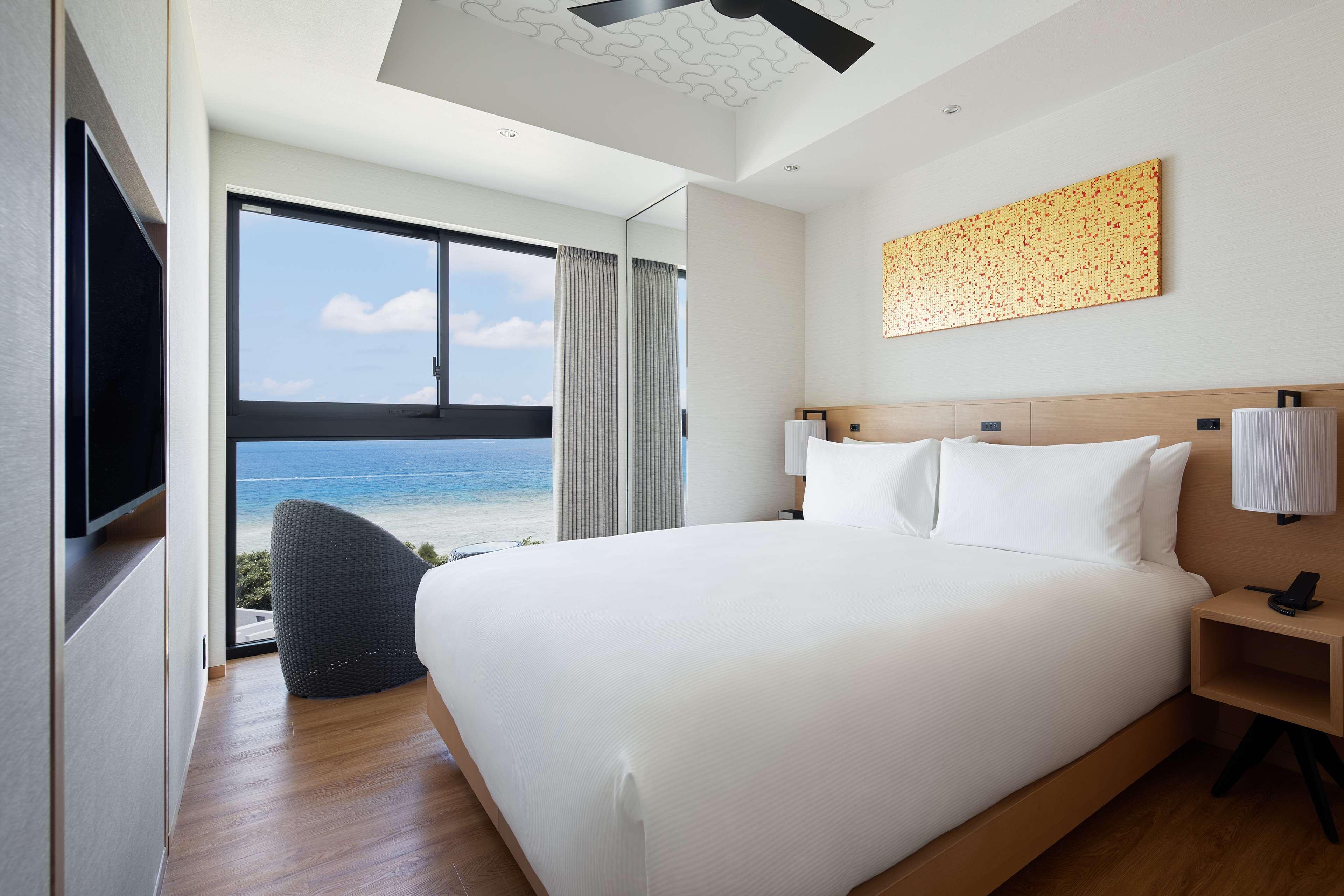 جناح بسريرين كينج بإطلالة على البحر بـ3 غرف نوم، The Beach Resort Sesoko by Hilton Club 3/4