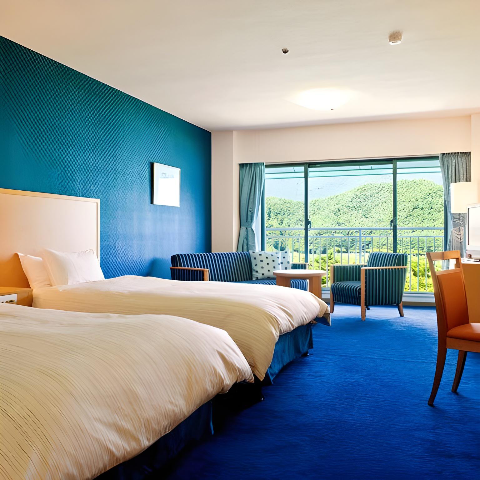 Semi Room, Moderate, 2 Semi Double Beds, Garden View