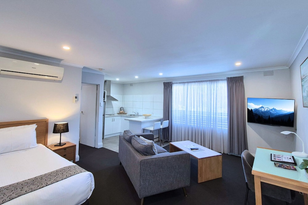 شقة سوبيريور بسرير كوين وسرير فردي، Fawkner Suites Serviced Apartments 4/5