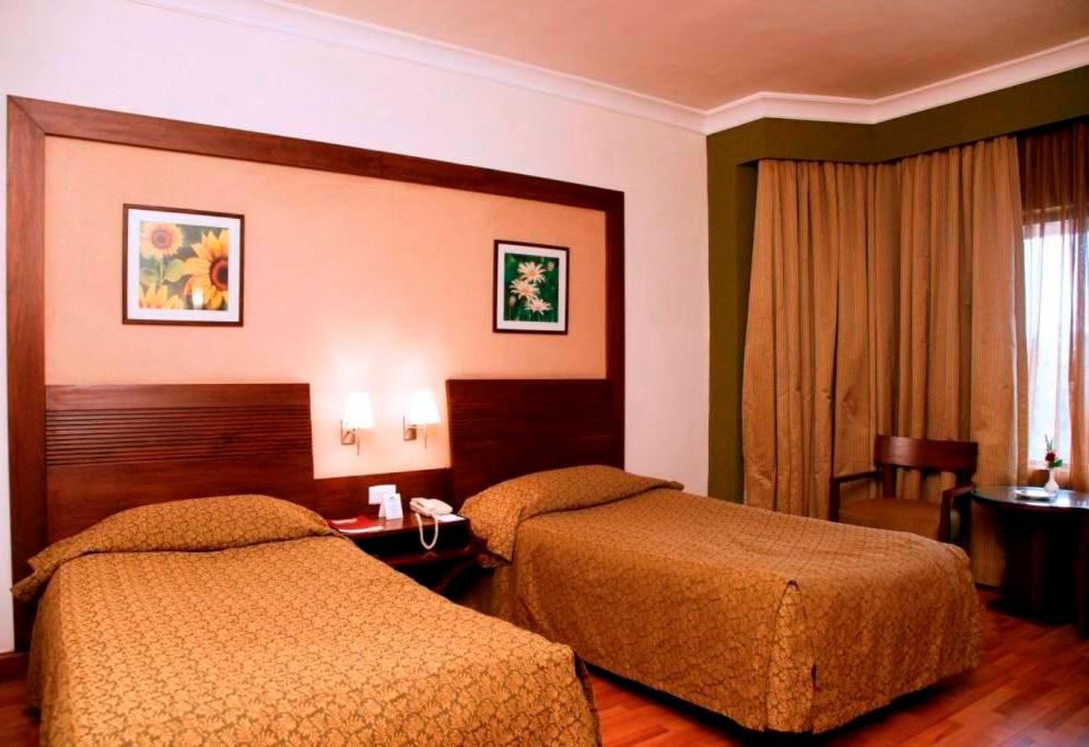 Deluxe, Twin Beds, Palm View