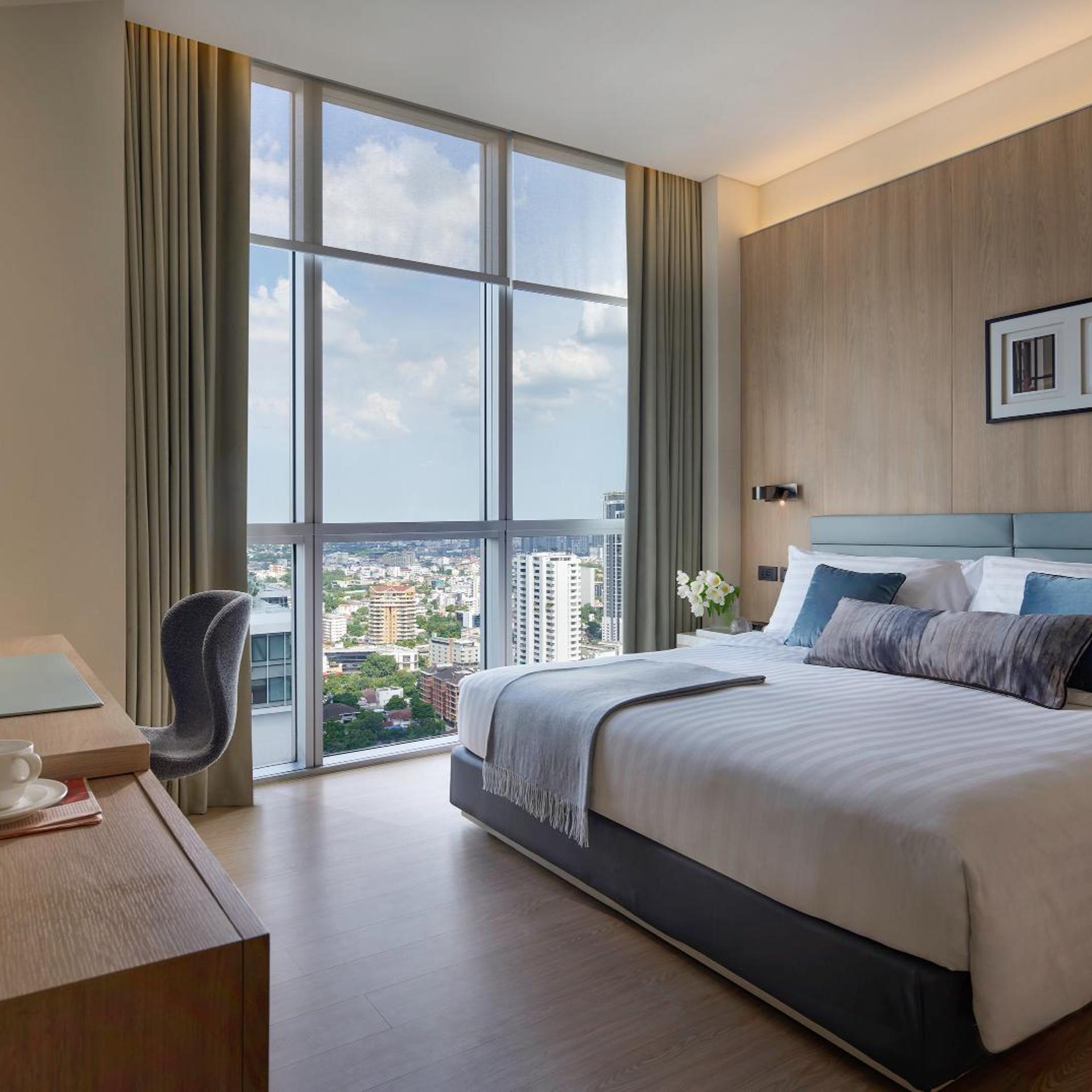 غرفة تنفيذية بسرير كينج بغرفتي نوم، Somerset Sukhumvit Thonglor 2/7