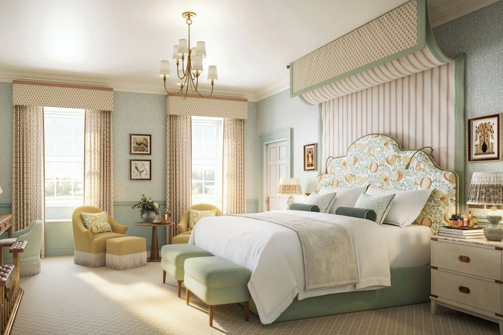 Manor, Suite, House, King Bed, River View