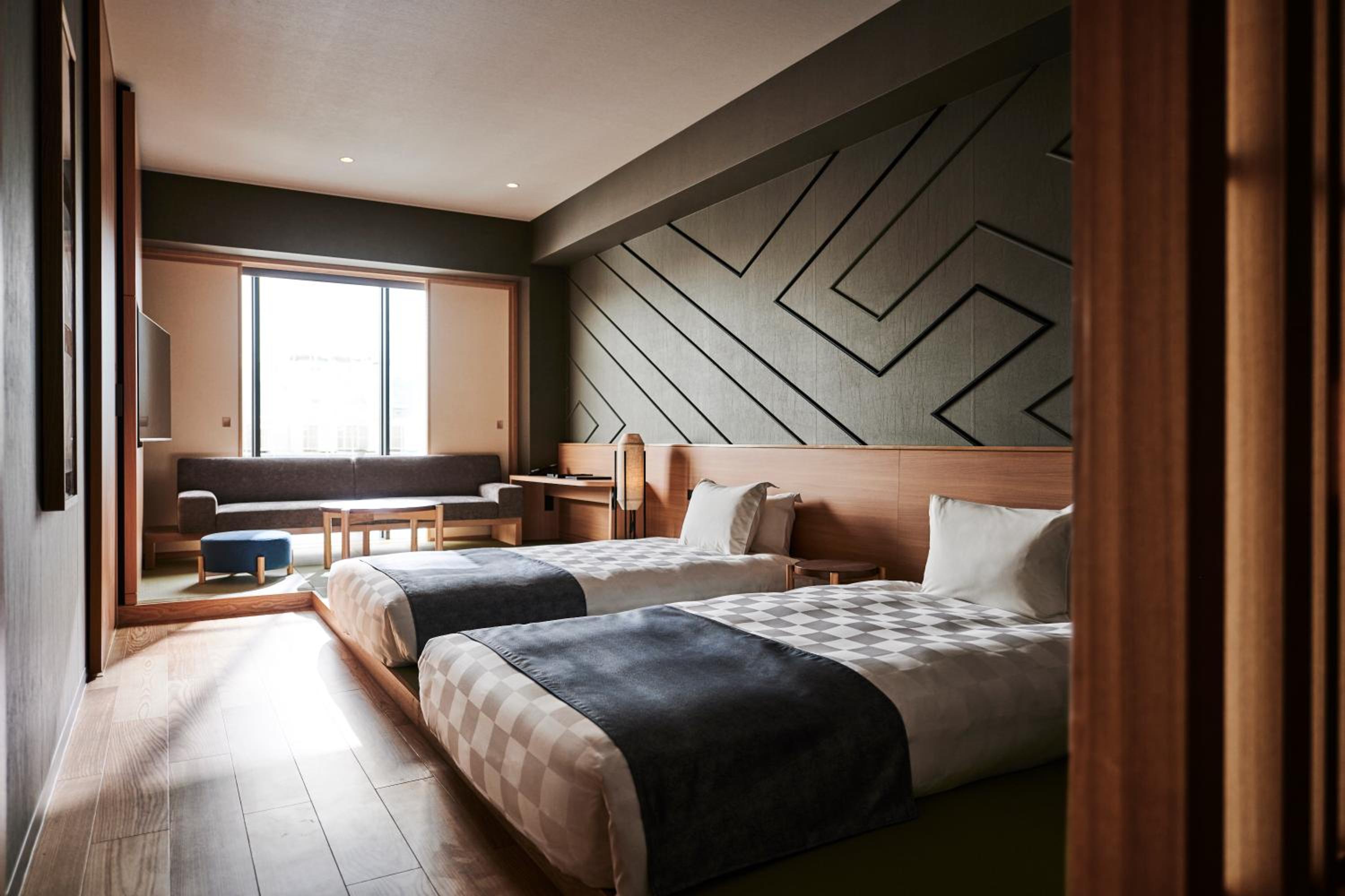 Japanese Western, Deluxe, Twin Beds