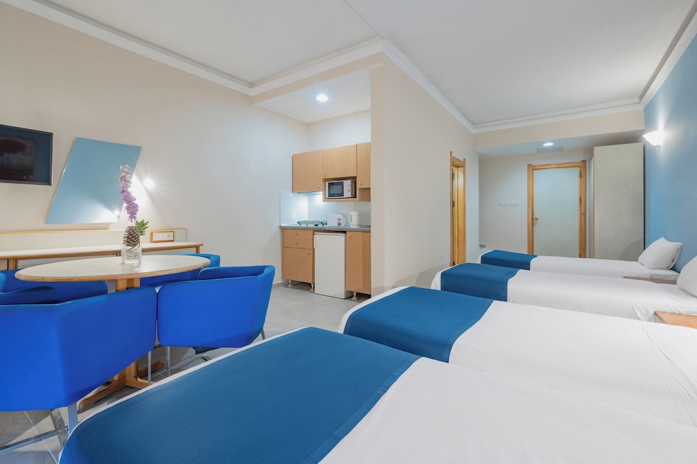 Inland, Standard, Quadruple, Twin Beds, Balcony