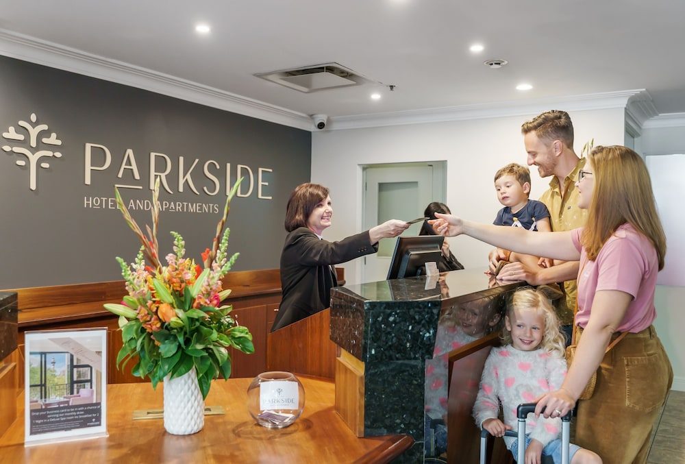 Lobby at Parkside Hotel and Apartments, AUCKLAND