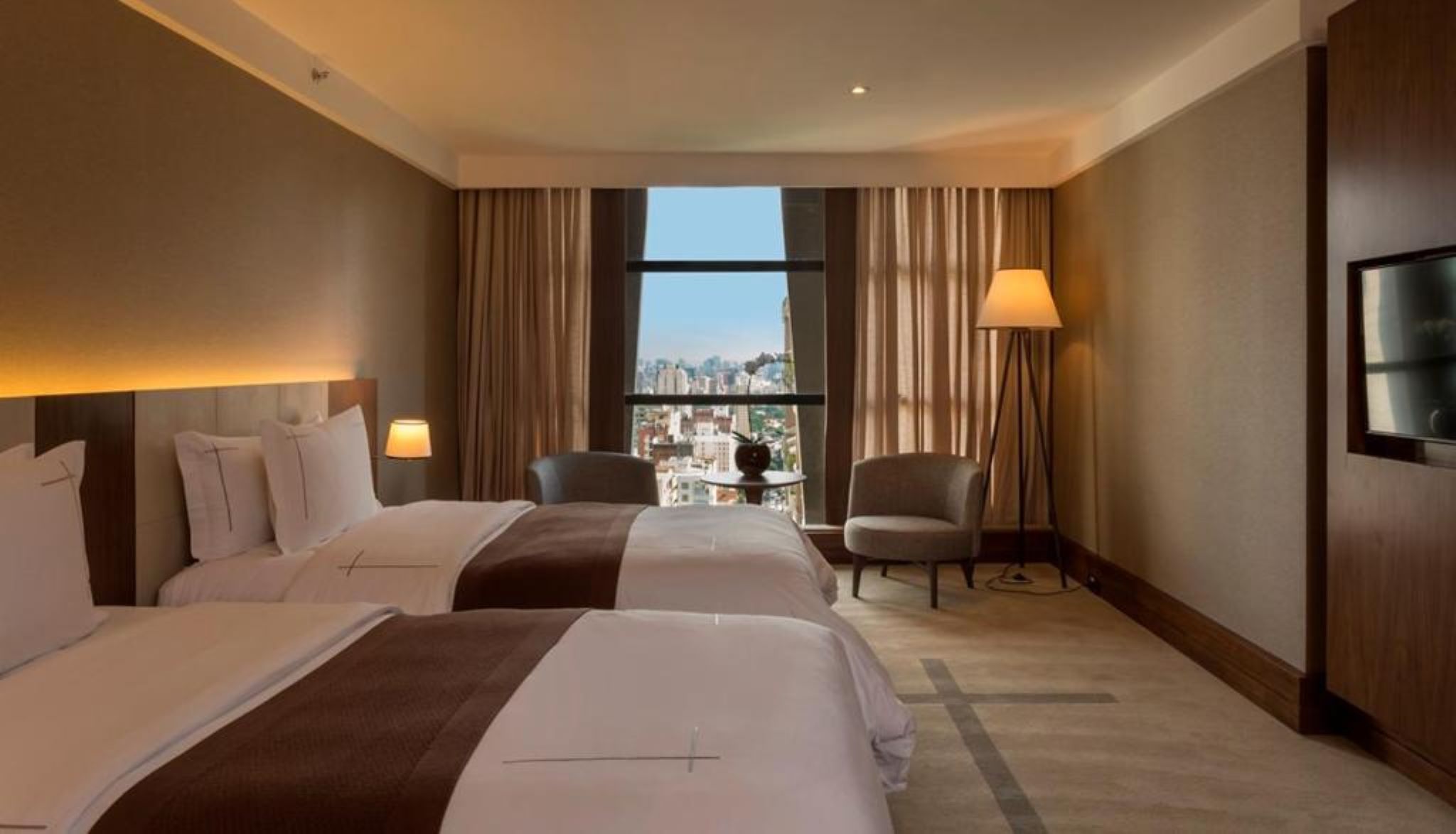 Plus, Deluxe, Single, Twin Beds, City View