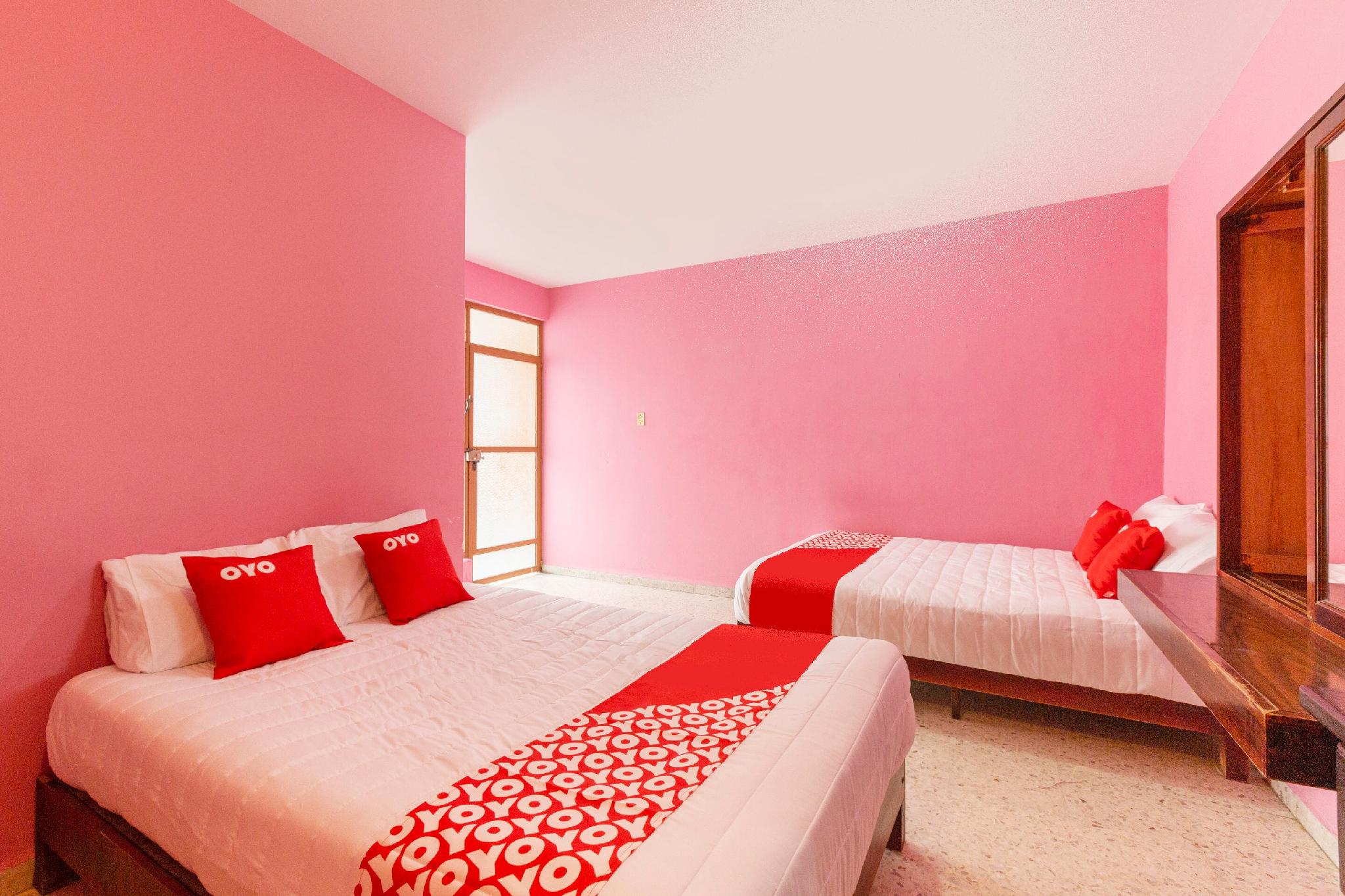 غرفة قياسية بسريرين، OYO Hotel Emperador, Oaxaca 3/4