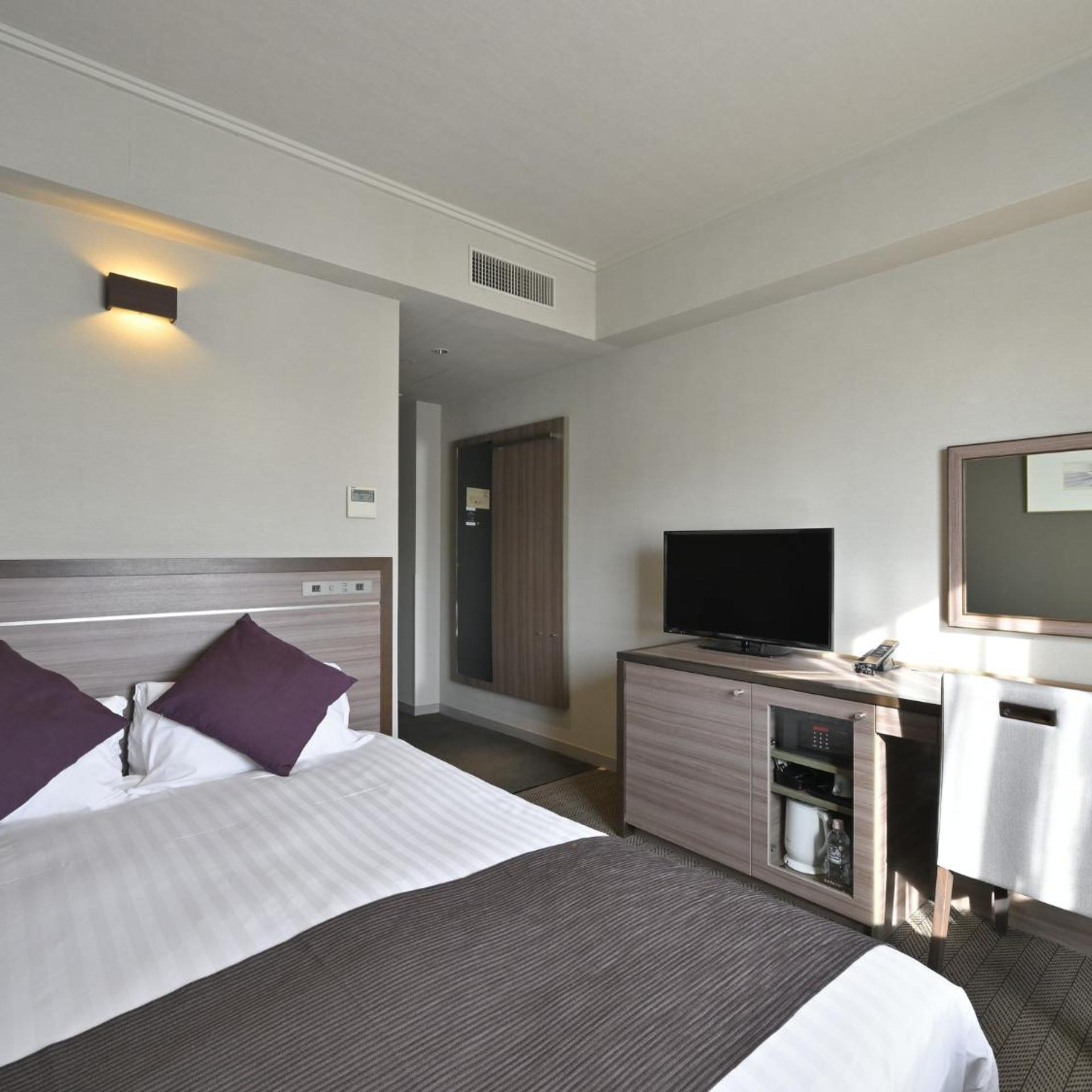 غرفة بسرير مزدوج أو سريرين منفصلين، TAKAMATSU KOKUSAI HOTEL 3/4