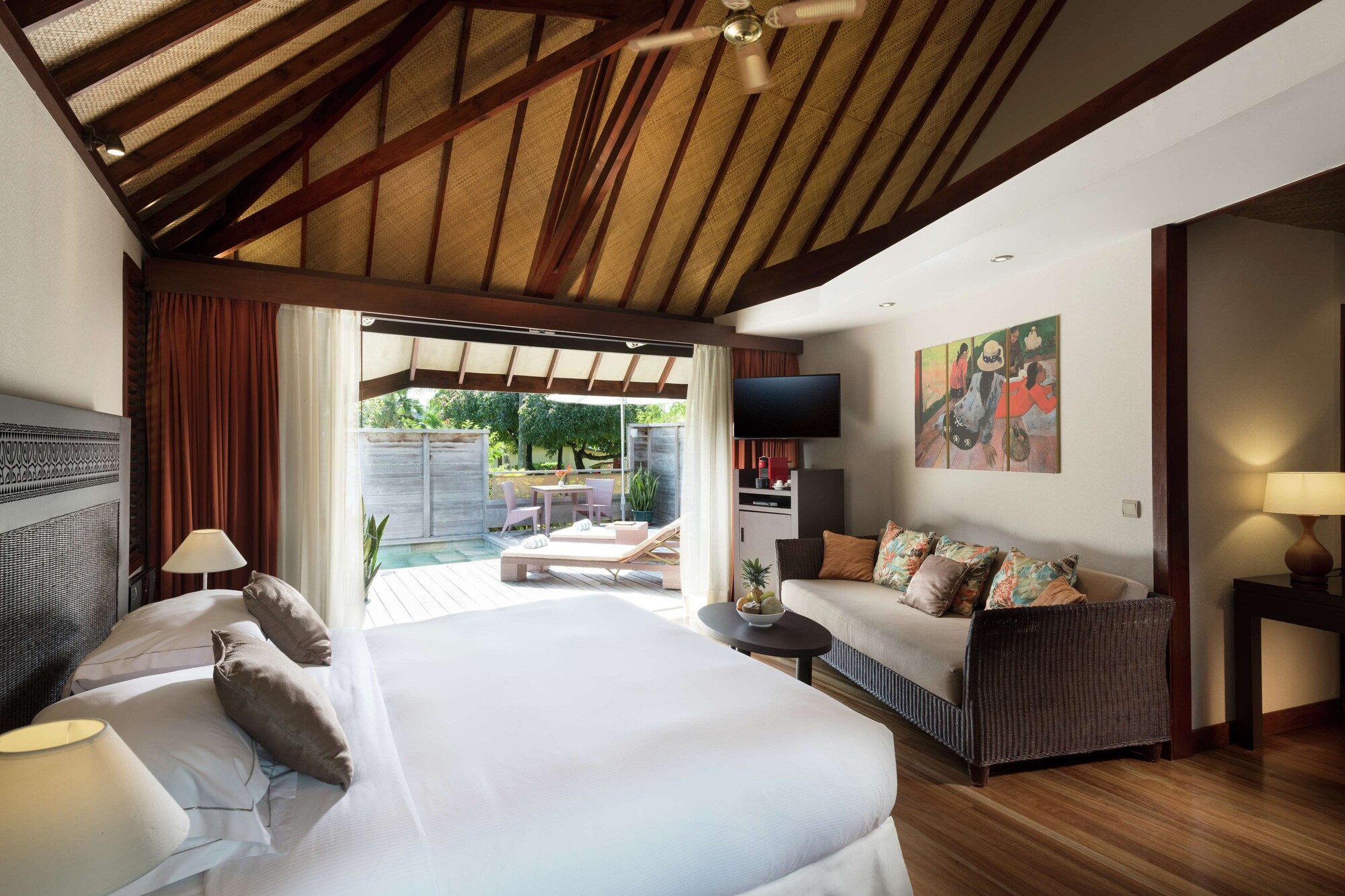 Garden, Bungalow, King Bed